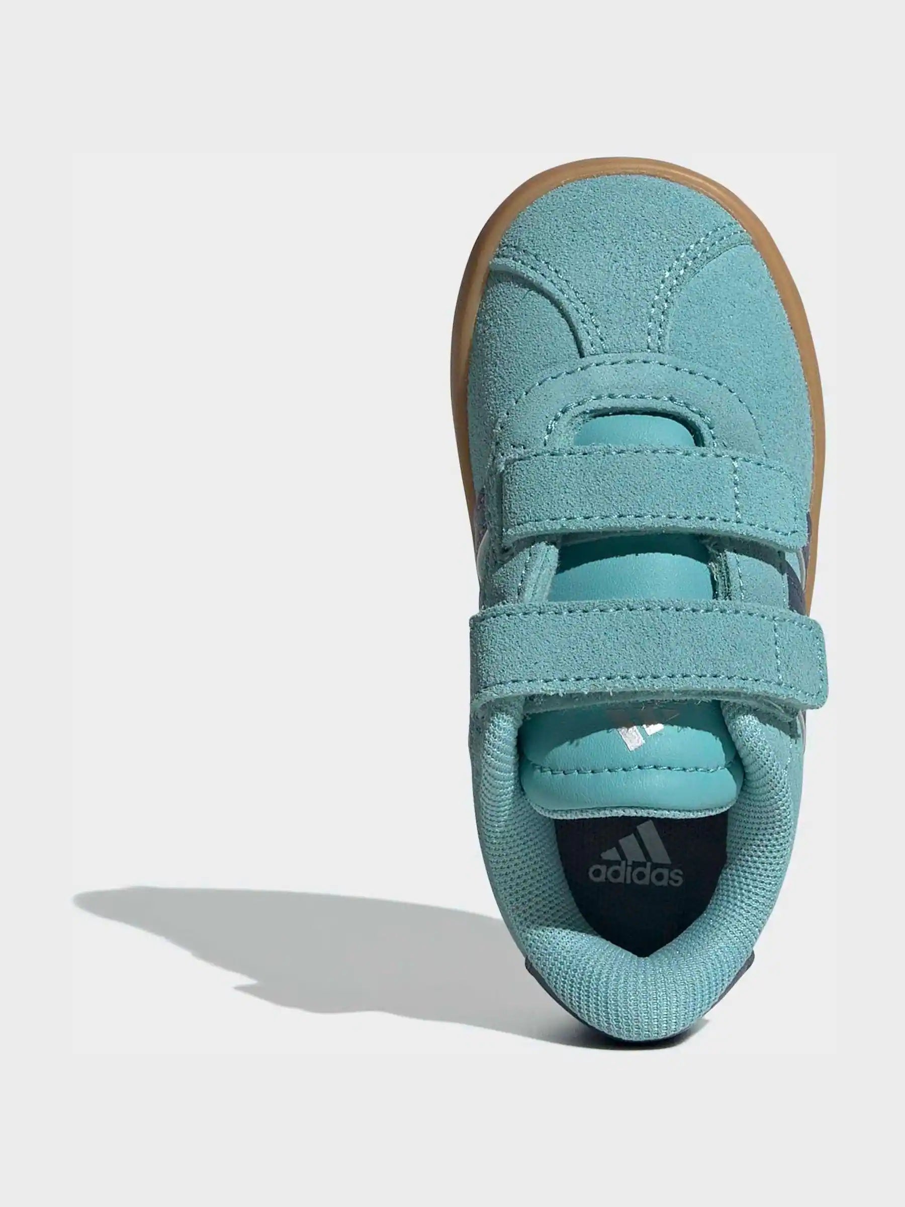 adidas Teal VL Court 3.0 Hook and Loop Infant Trainers