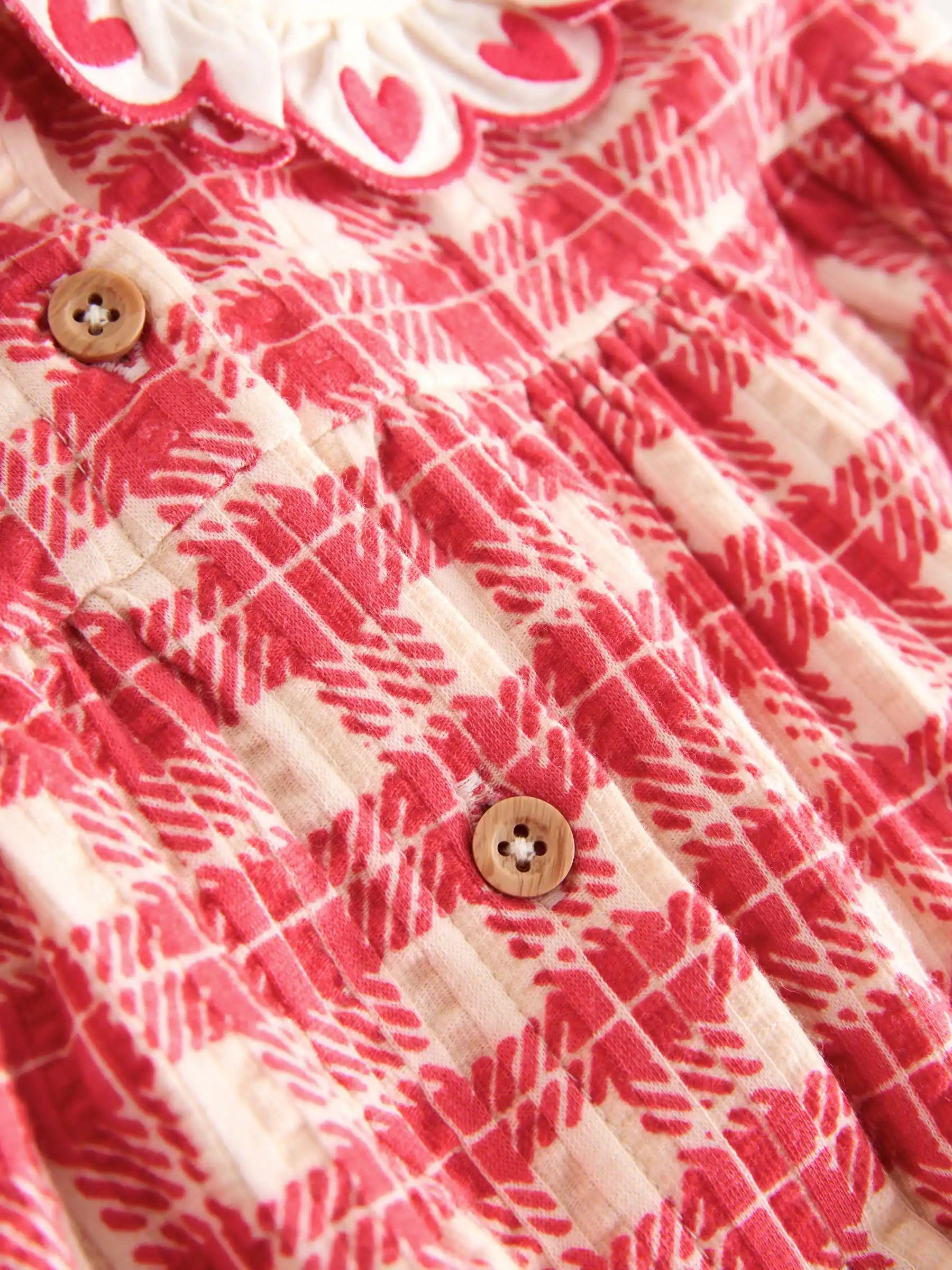 Red Check Collared Summer Dress (3mths-7yrs)
