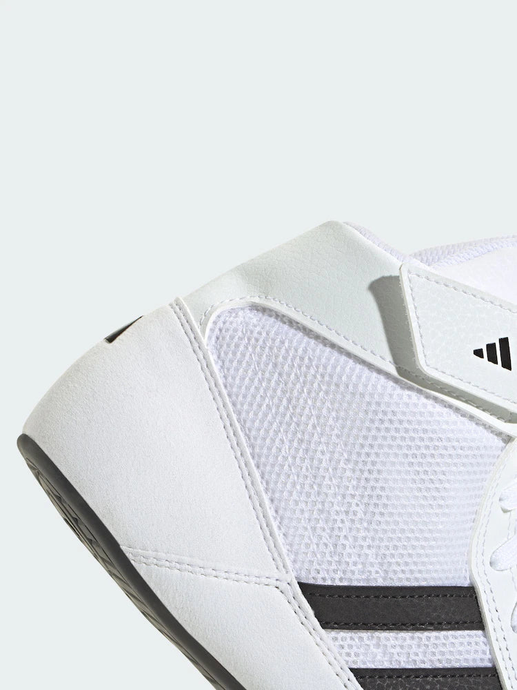 adidas White/Black Hook and Loop Tensaur Sport 3.0 Junior Trainers