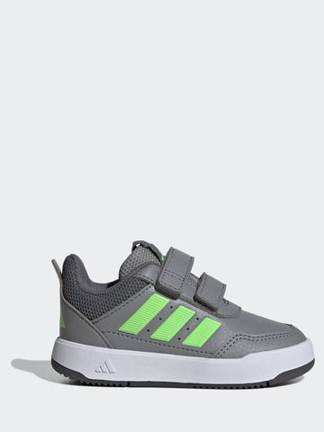 adidas Grey Hook and Loop Tensaur Sport 3.0 Infant Trainers