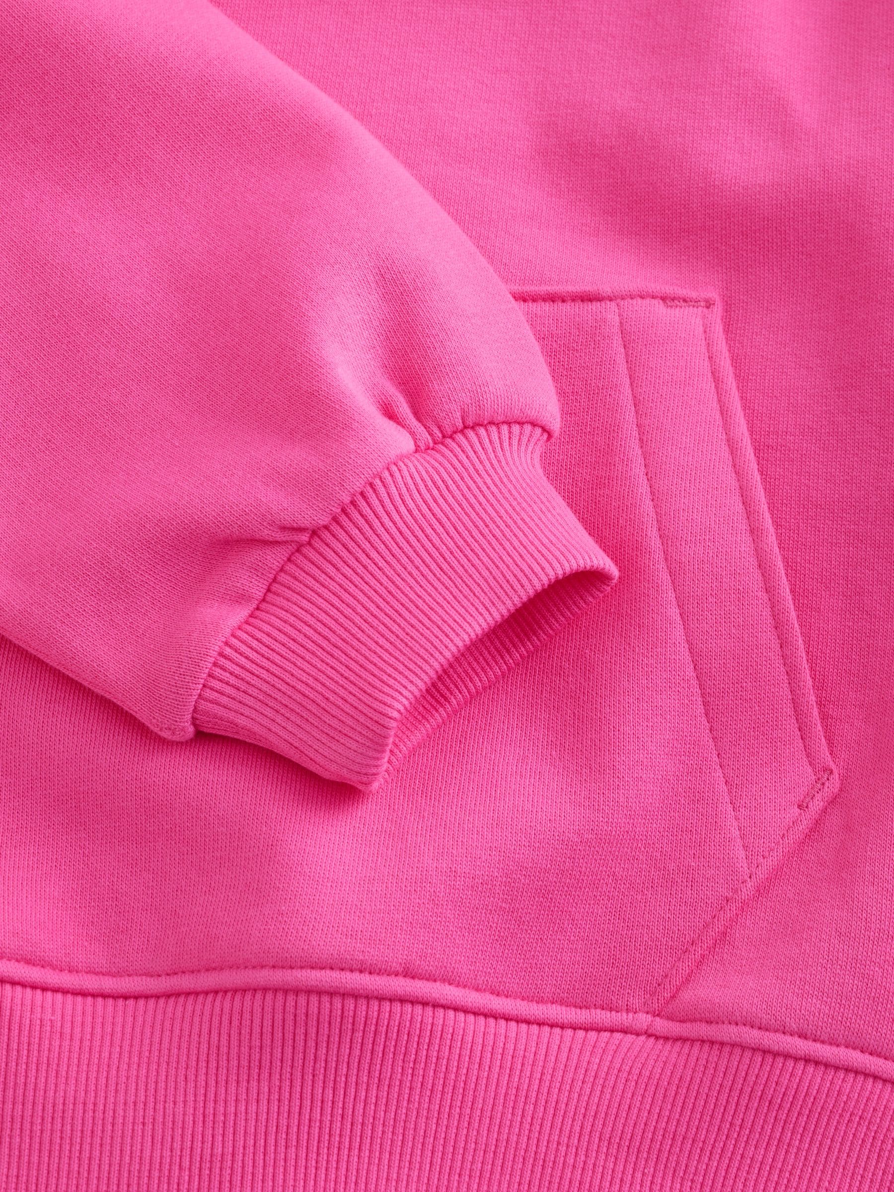 Baker by Ted Baker 2 Piece Oversized Script Pink Hoodie & Cycle Shorts Set