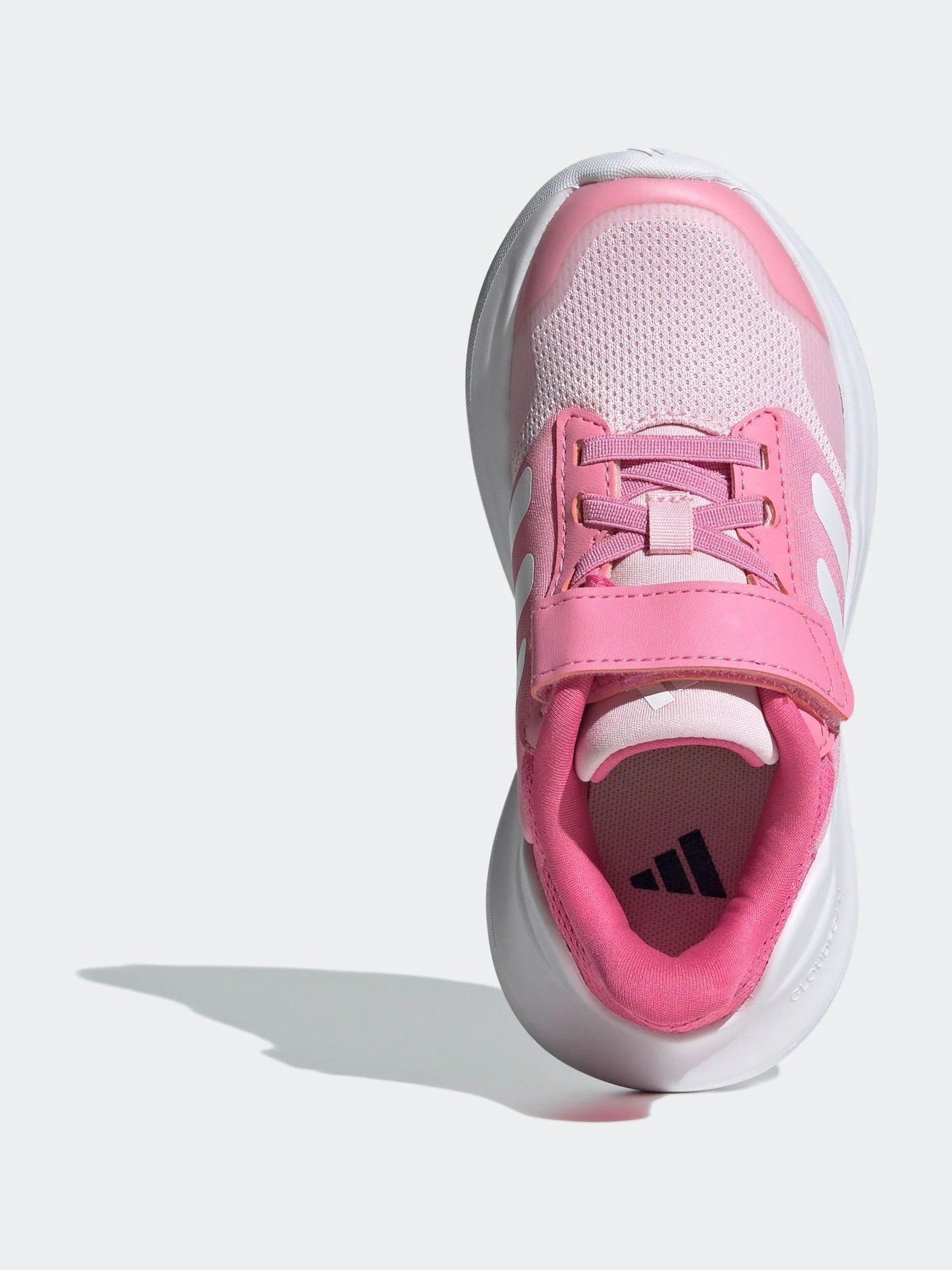 adidas Pink Tensaur Run 2.0 Hook and Loop Kids Trainers