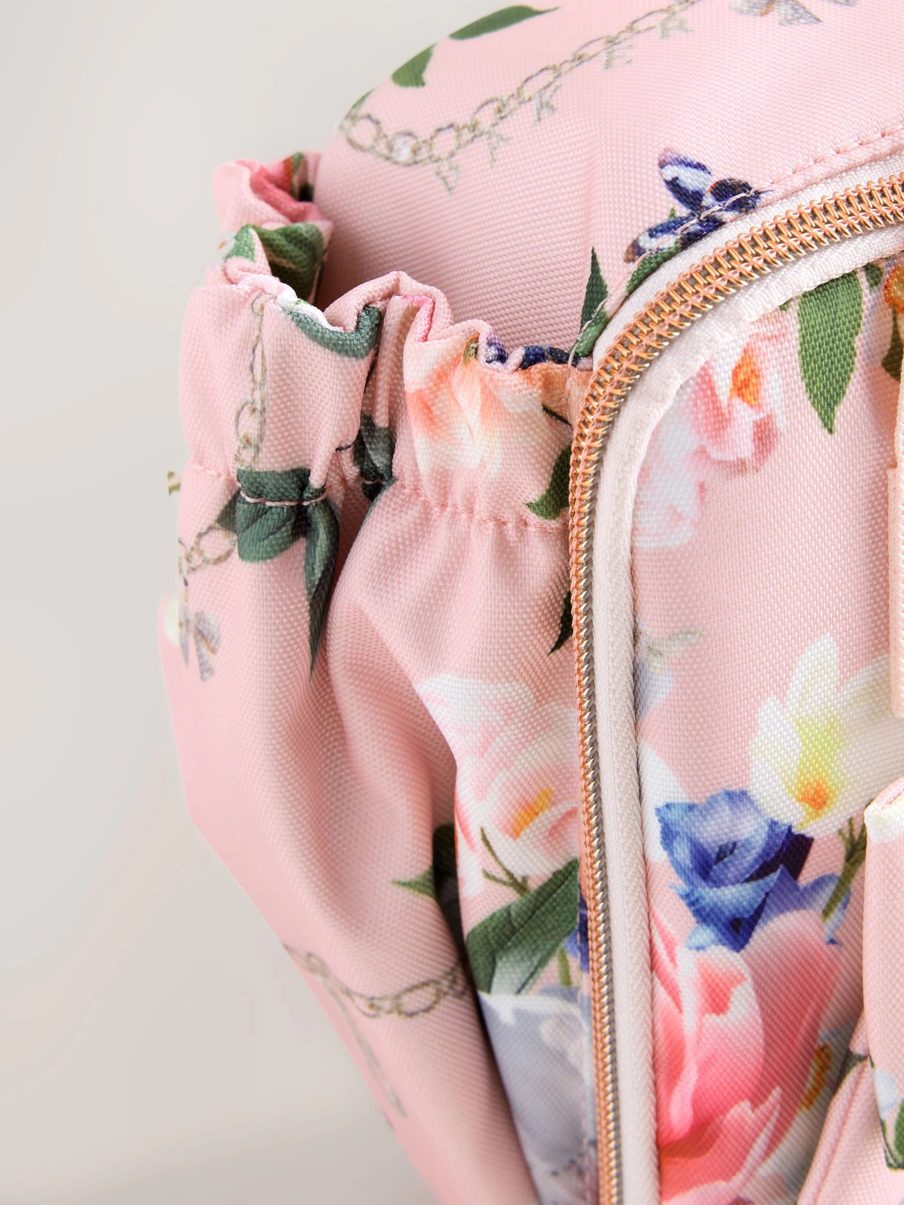 Baker by Ted Baker Pink Back to School Childrens Floral Bow Lunch Bag