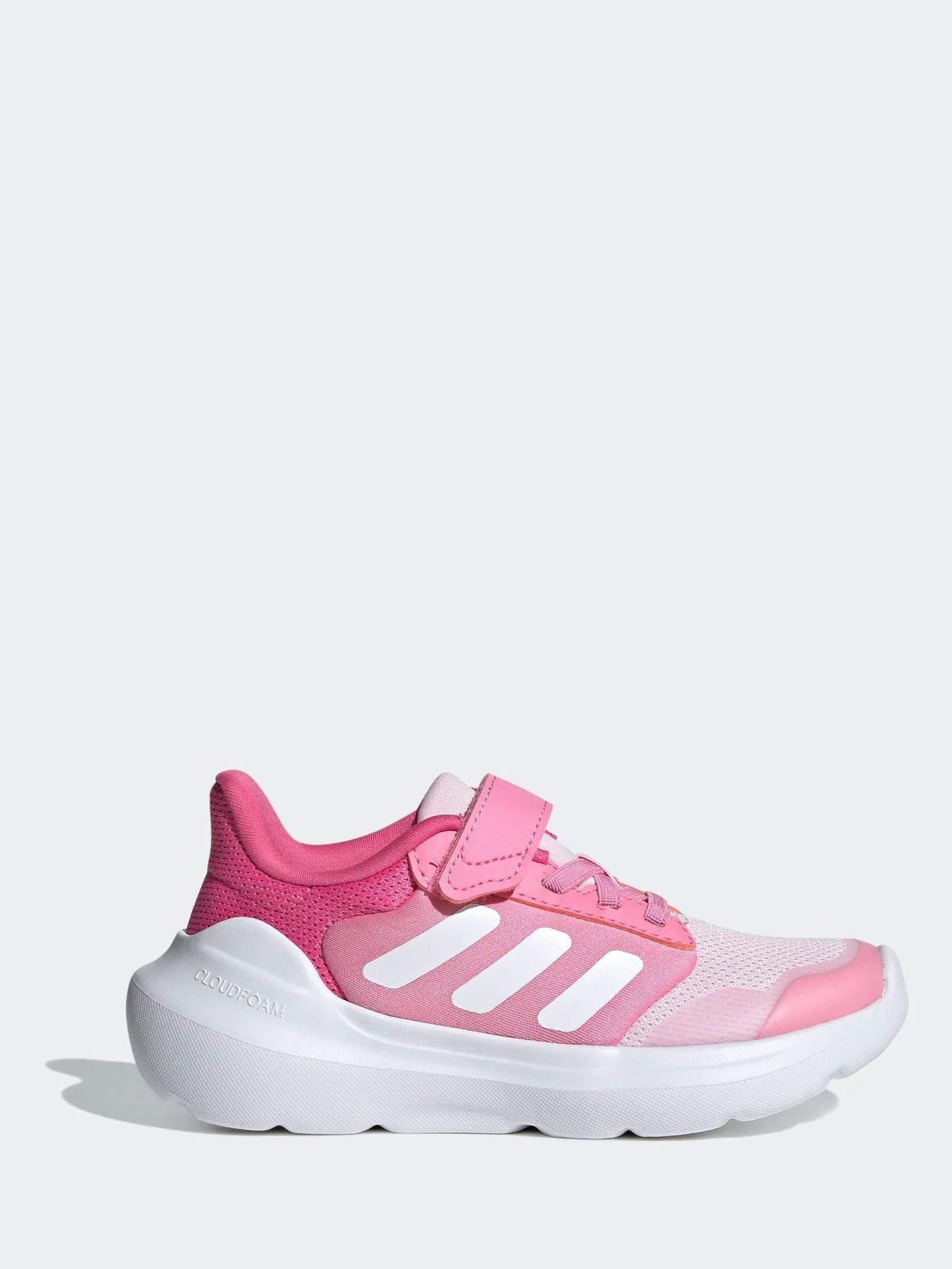 adidas Pink Tensaur Run 2.0 Hook and Loop Kids Trainers