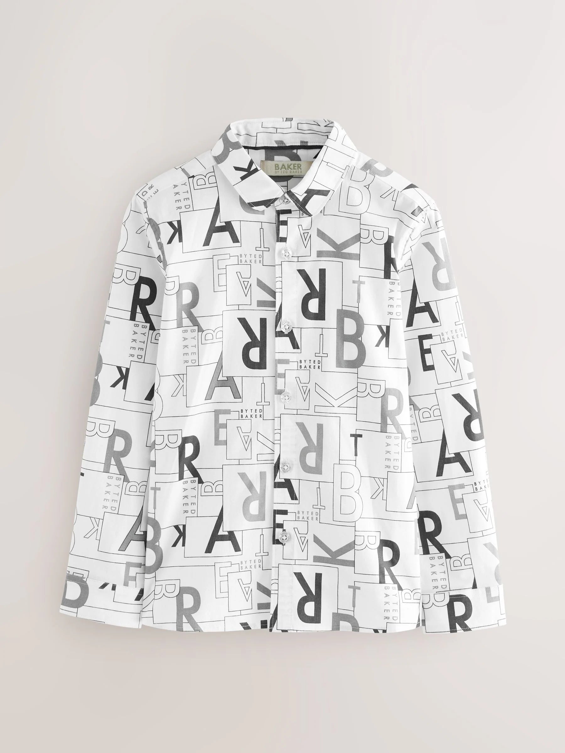 Baker by Ted Baker White Printed Shirt