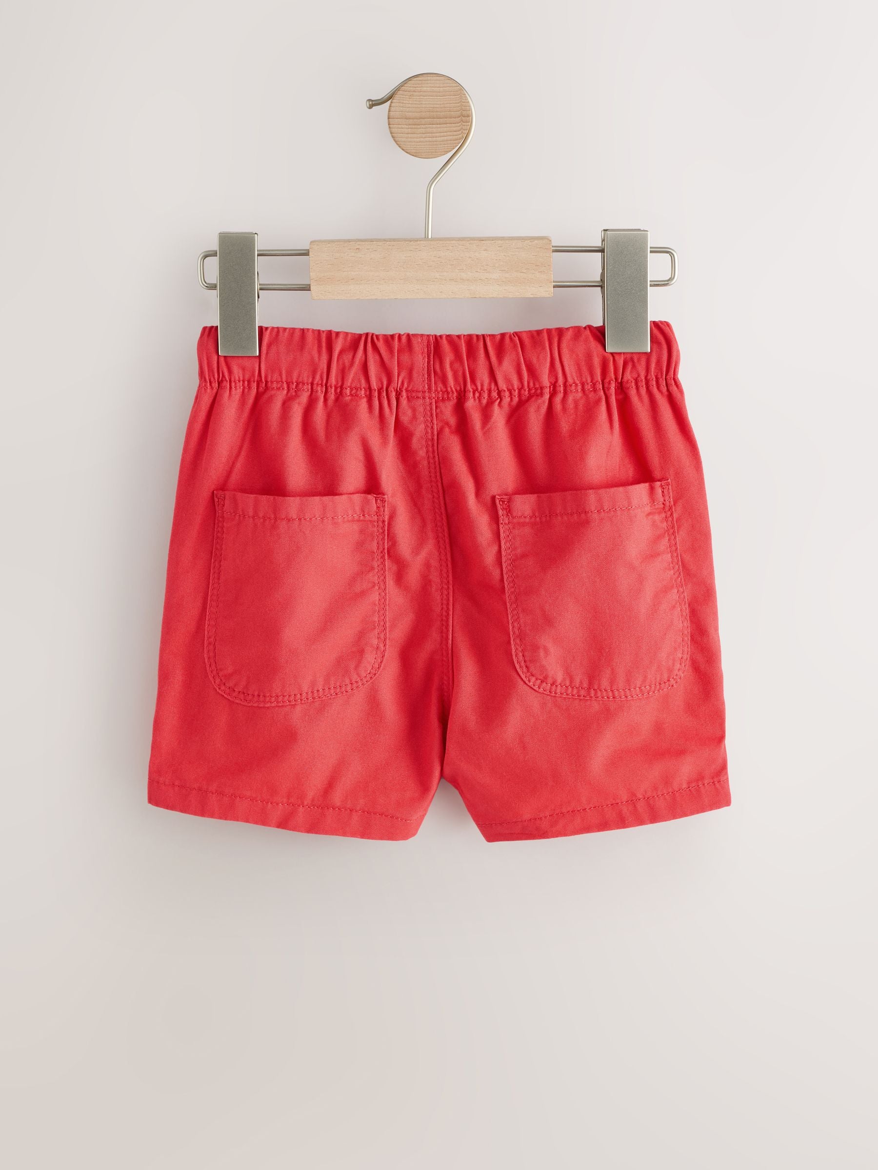 Red Pull On Shorts (3mths-7yrs)