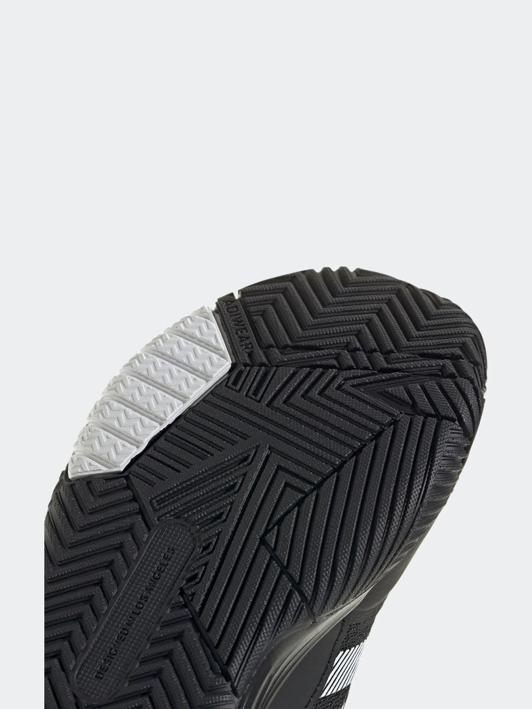 adidas Black Ownthegame 3.0 Kids Trainers