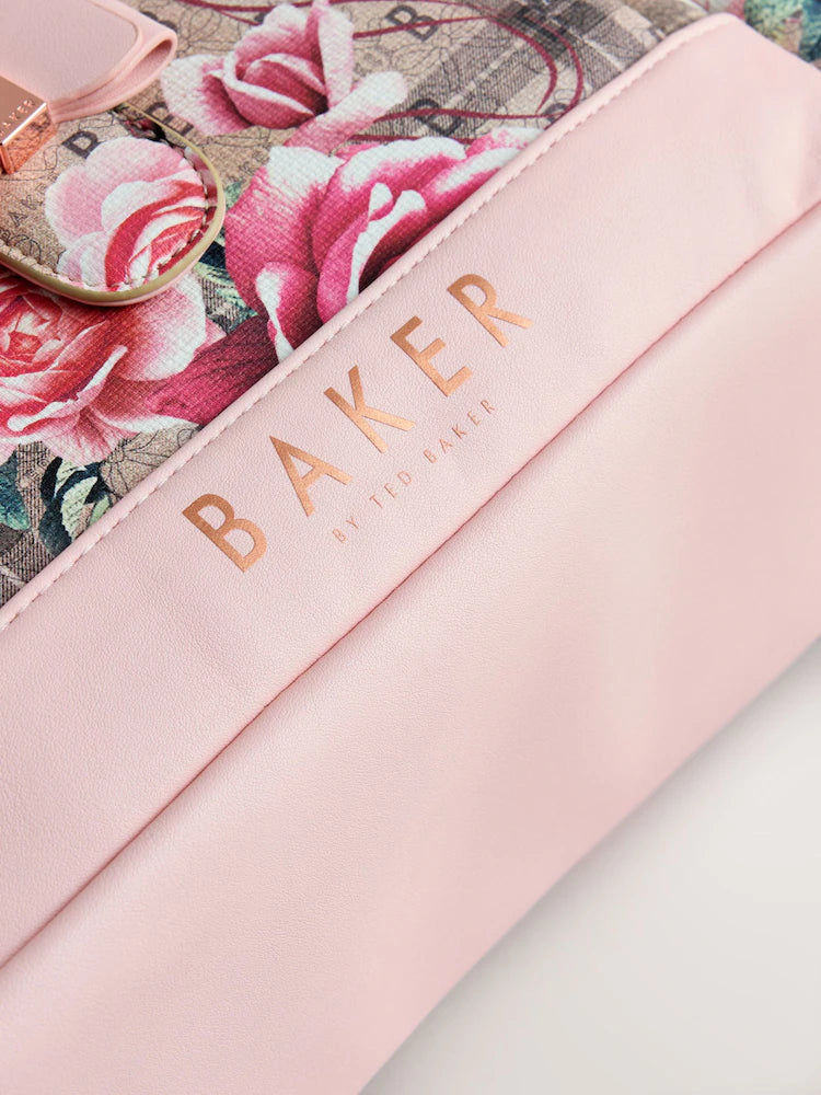 Baker by Ted Baker Back to School Floral Monogram Bow Backpack