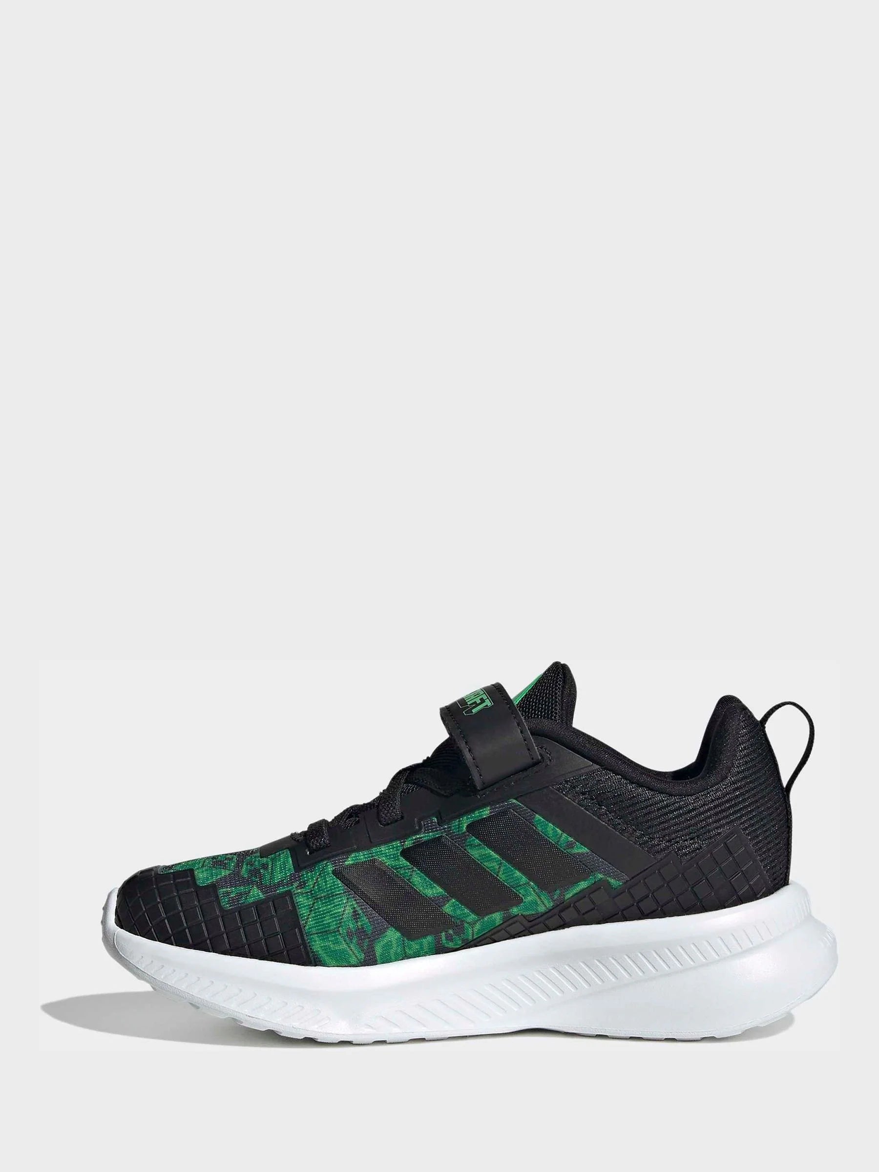 adidas Black Minecraft Forarun 4.0 Kids Trainers