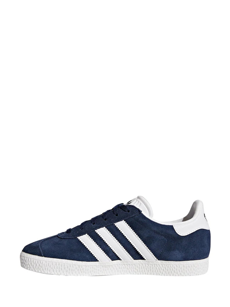 adidas Originals Navy/White Gazelle Junior Trainers