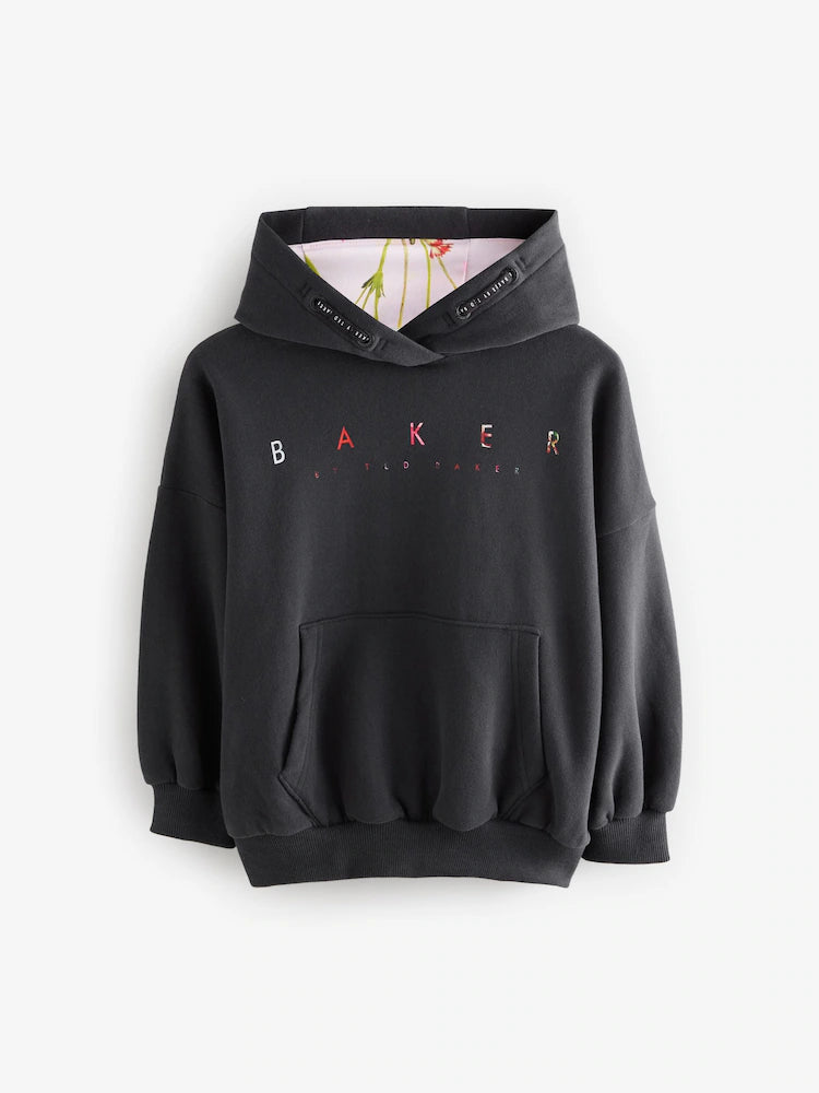 Baker by Ted Baker Oversized Back Print Hoodie