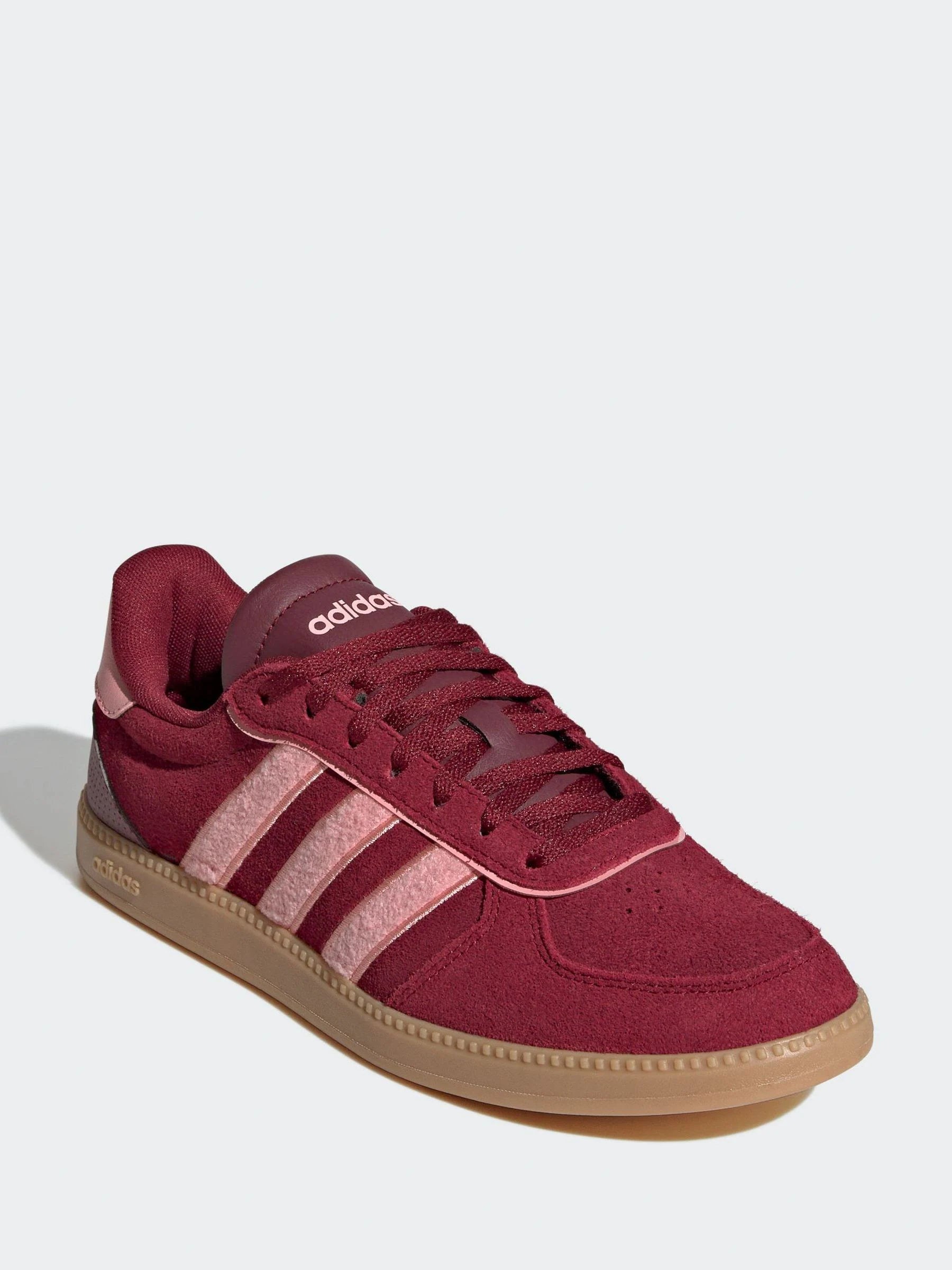 adidas Burgundy Red/Pink Breaknet Sleek Trainers