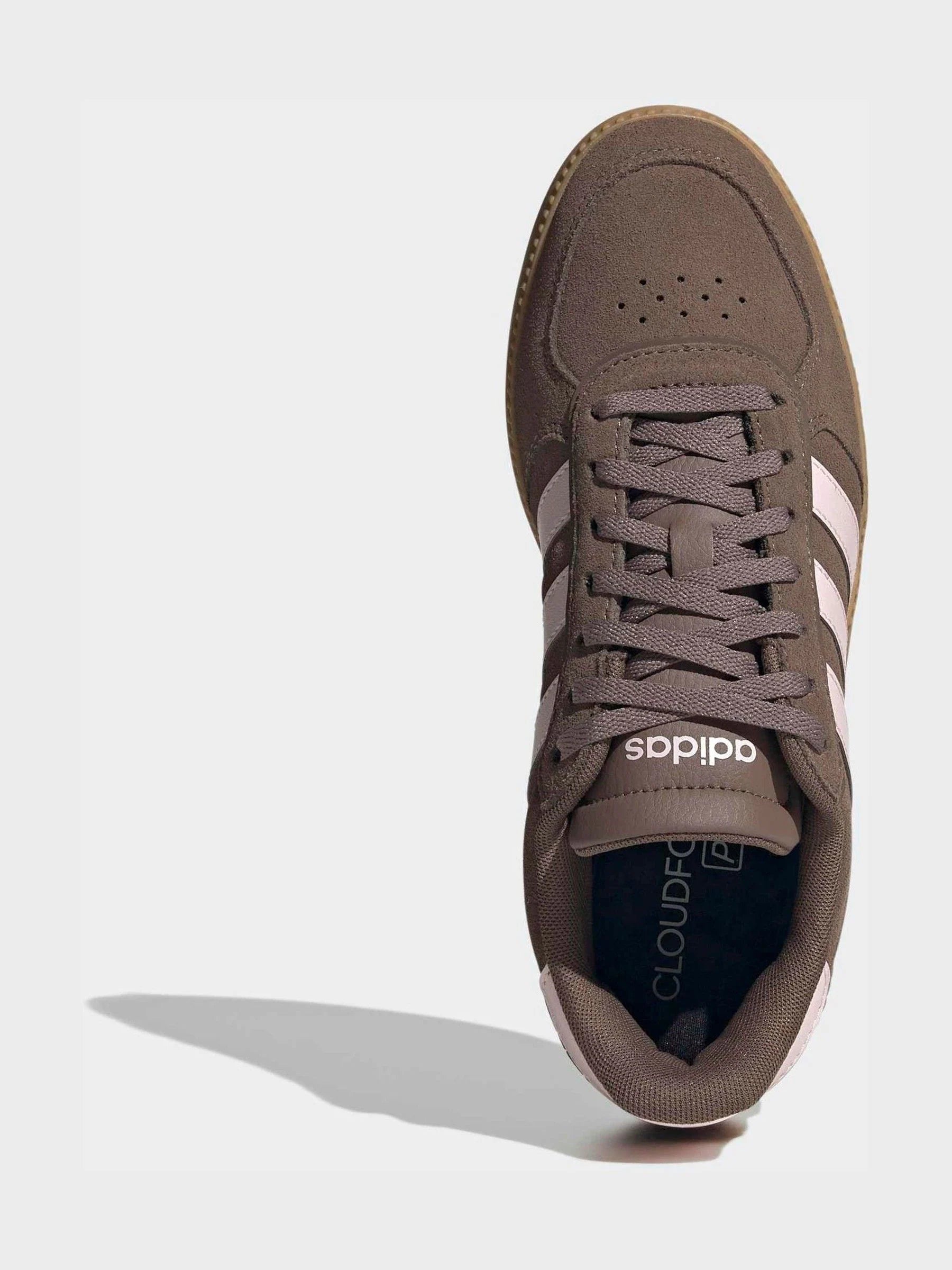 adidas Brown/Pink Breaknet Sleek Trainers