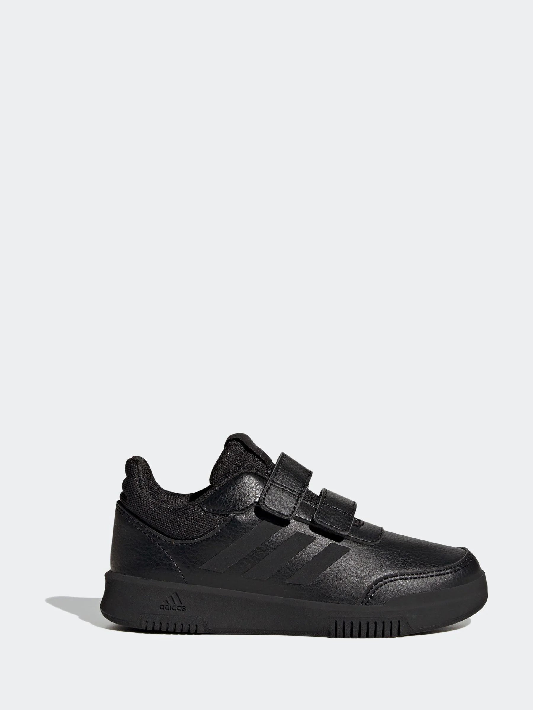adidas Black Hook and Loop Tensaur Kids Trainers