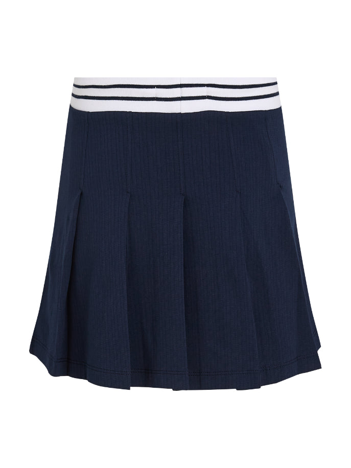 Tommy Hilfiger - Girls Mini Sling Back Pleated Knit Skirt