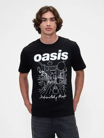 Relaxed Oasis Graphic T-Shirt