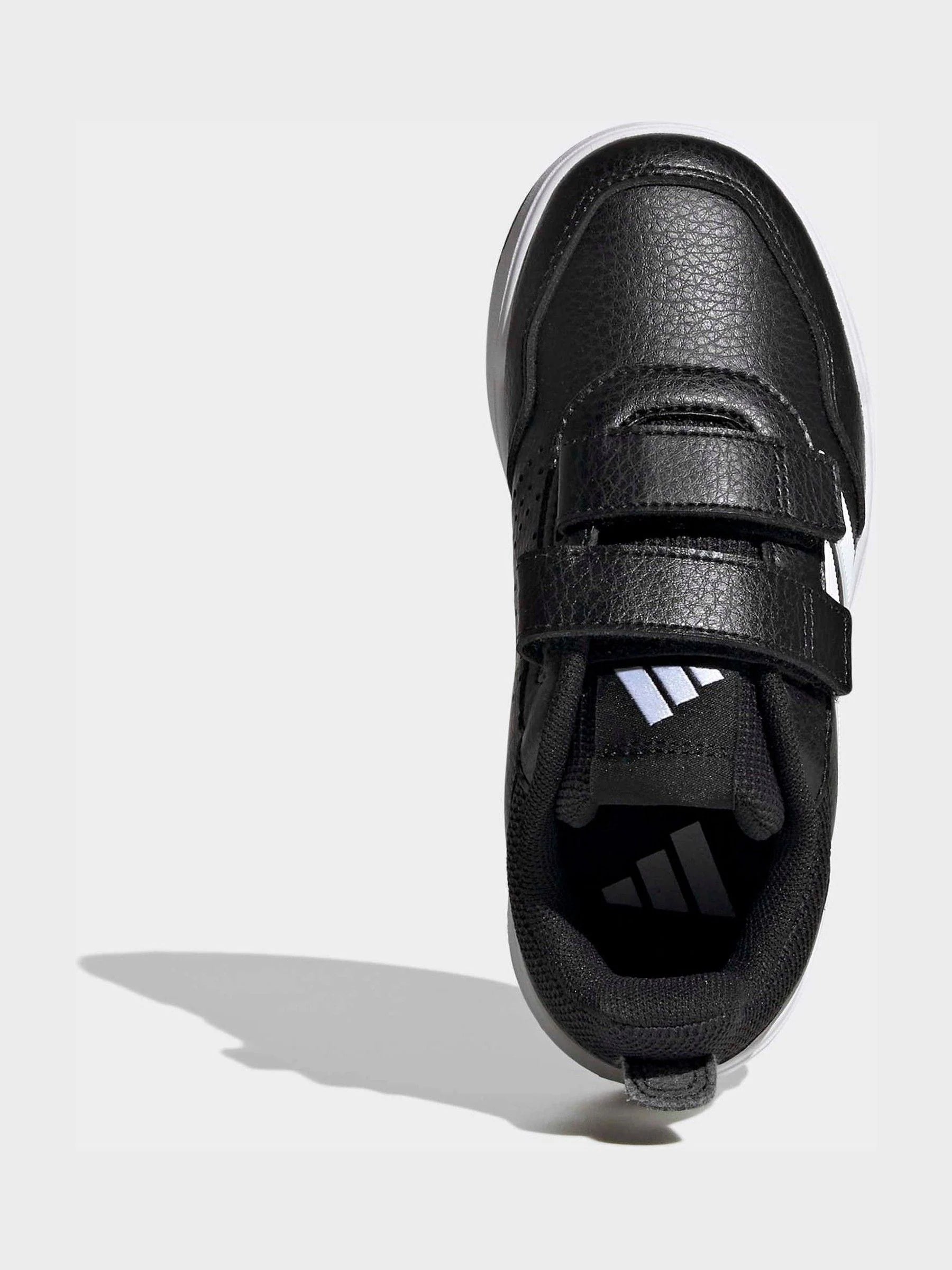 adidas Black/White Hook and Loop Tensaur Sport 3.0 Junior Trainers