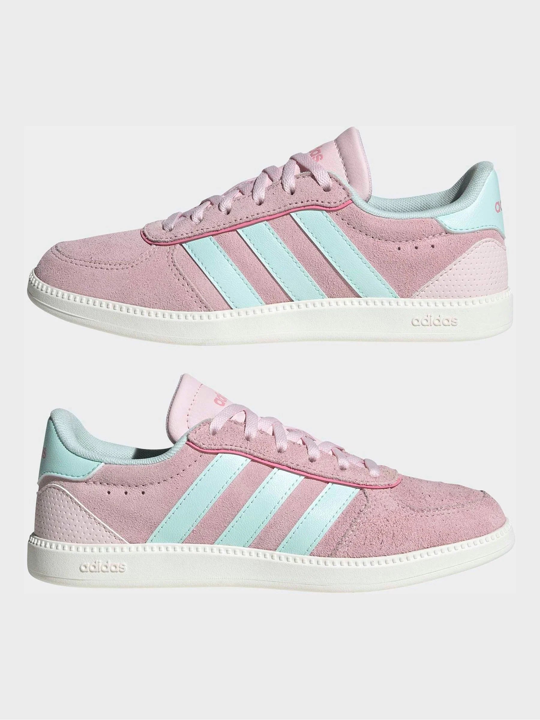 adidas Pink Breaknet Sleek Junior Trainers