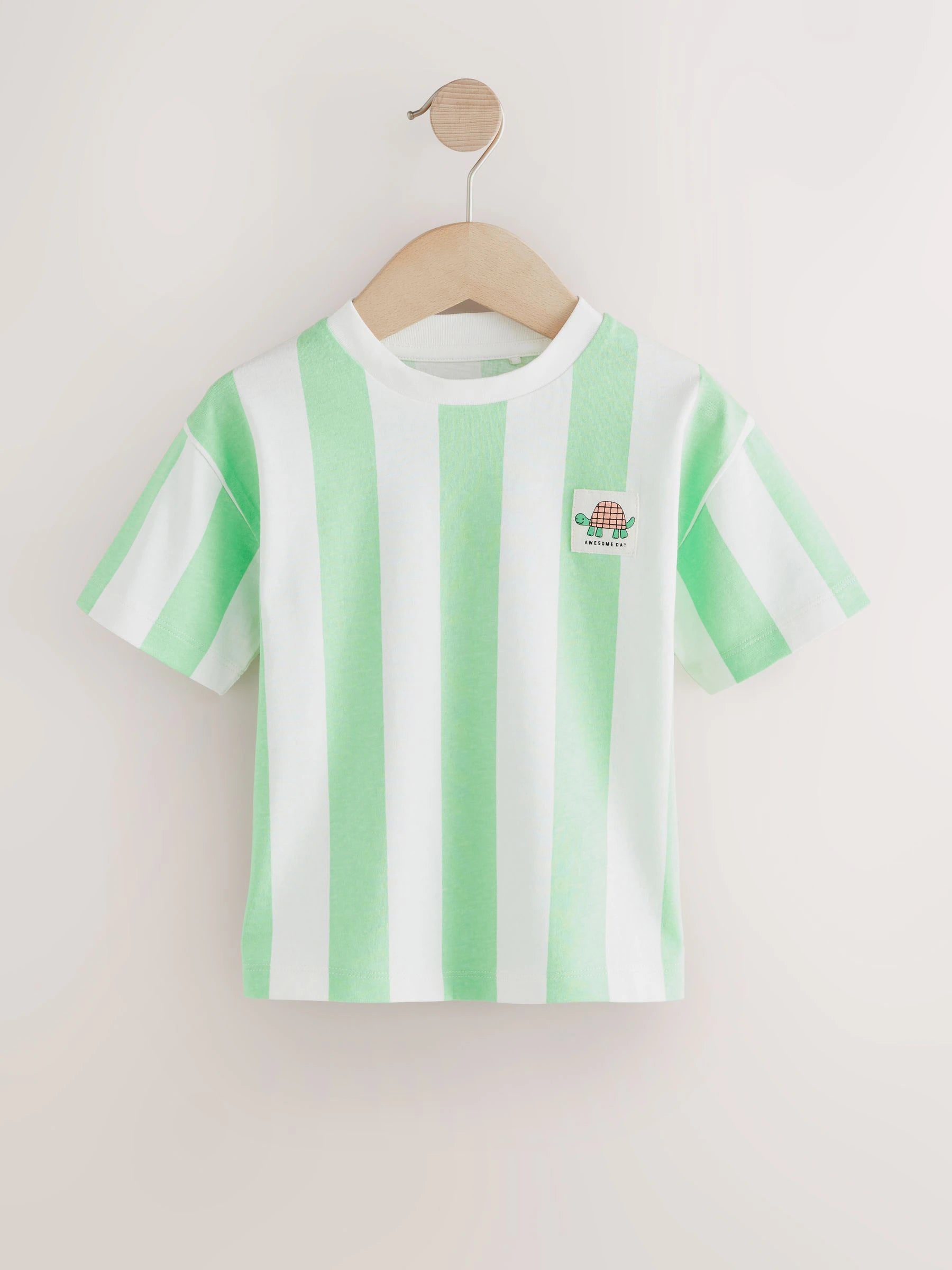 Multi Safari Animal Short Sleeve T-Shirts 4 Pack (3mths-7yrs)