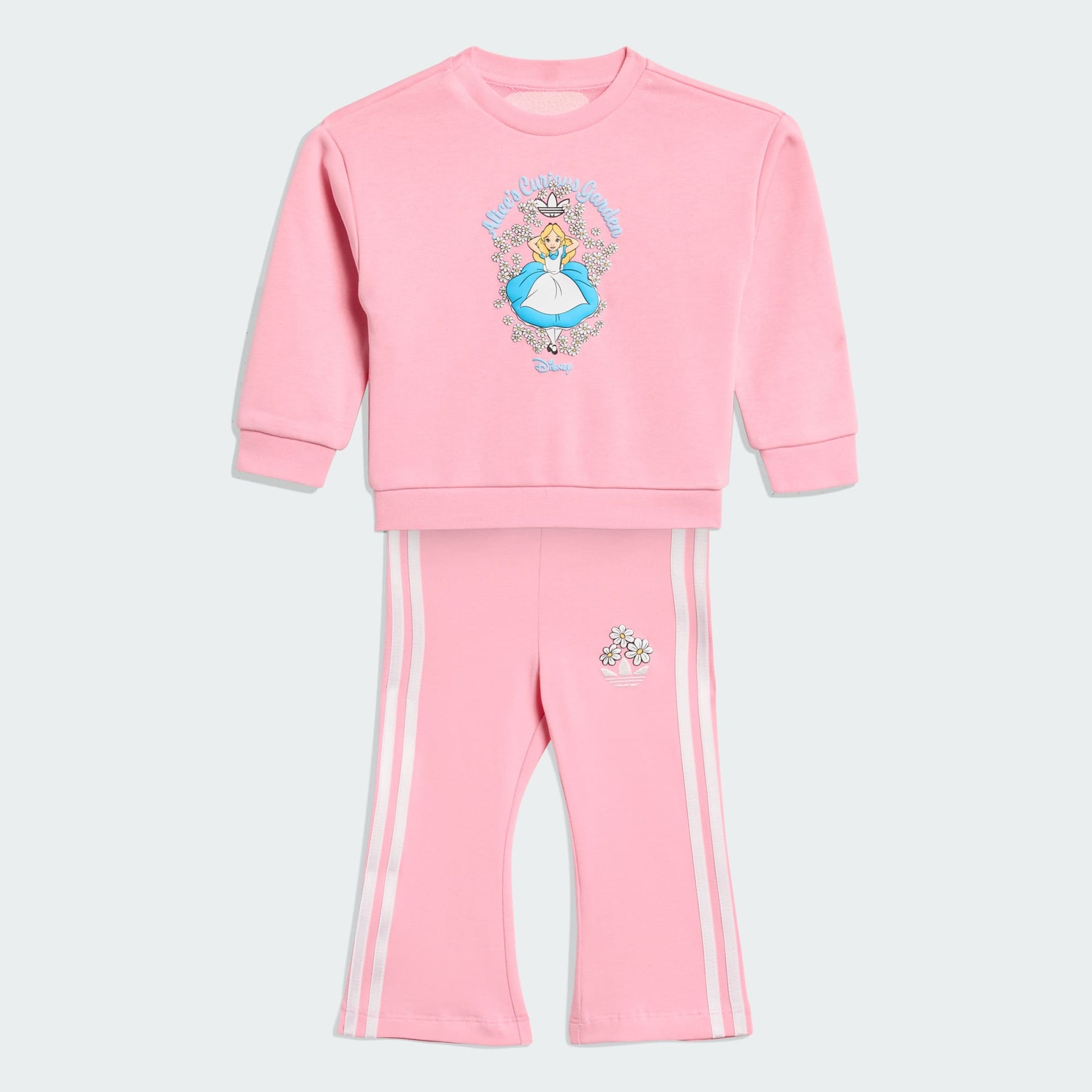 Pink ADIDAS DISNEY CREW SET