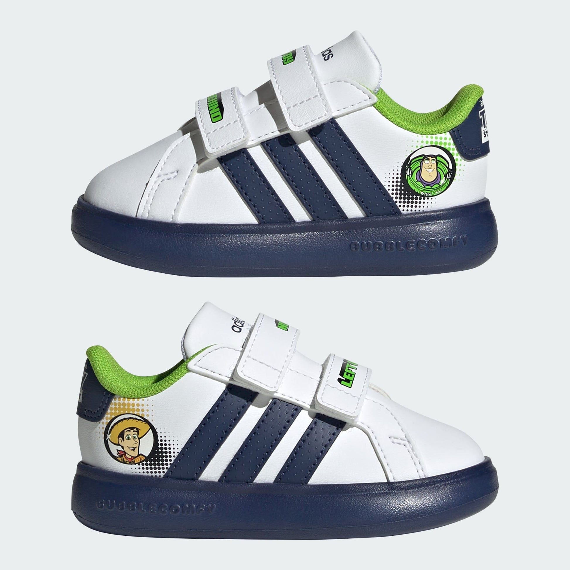 ADIDAS PIXAR TOY STORY GRAND COURT 3.0 BUBBLE SHOES INFANTS