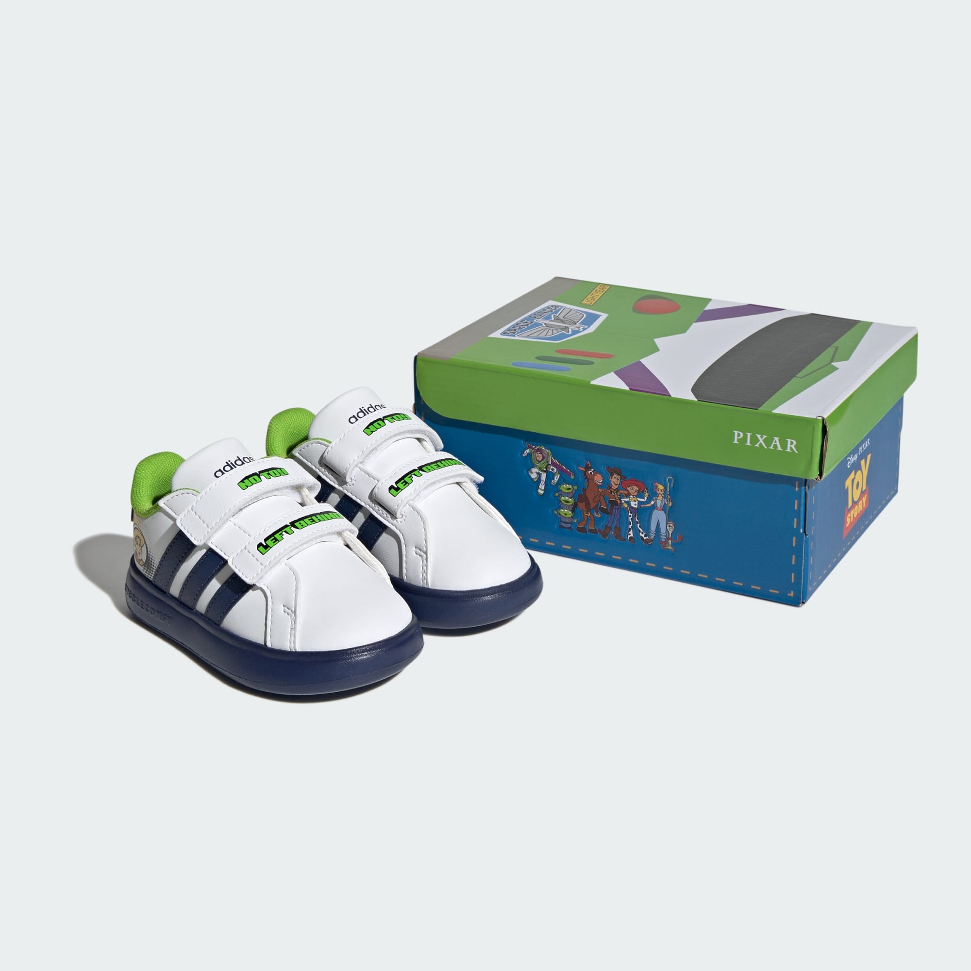 ADIDAS PIXAR TOY STORY GRAND COURT 3.0 BUBBLE SHOES INFANTS