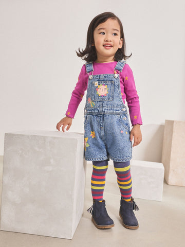 Denim Cosmic Dungarees Set (3mths-7yrs)