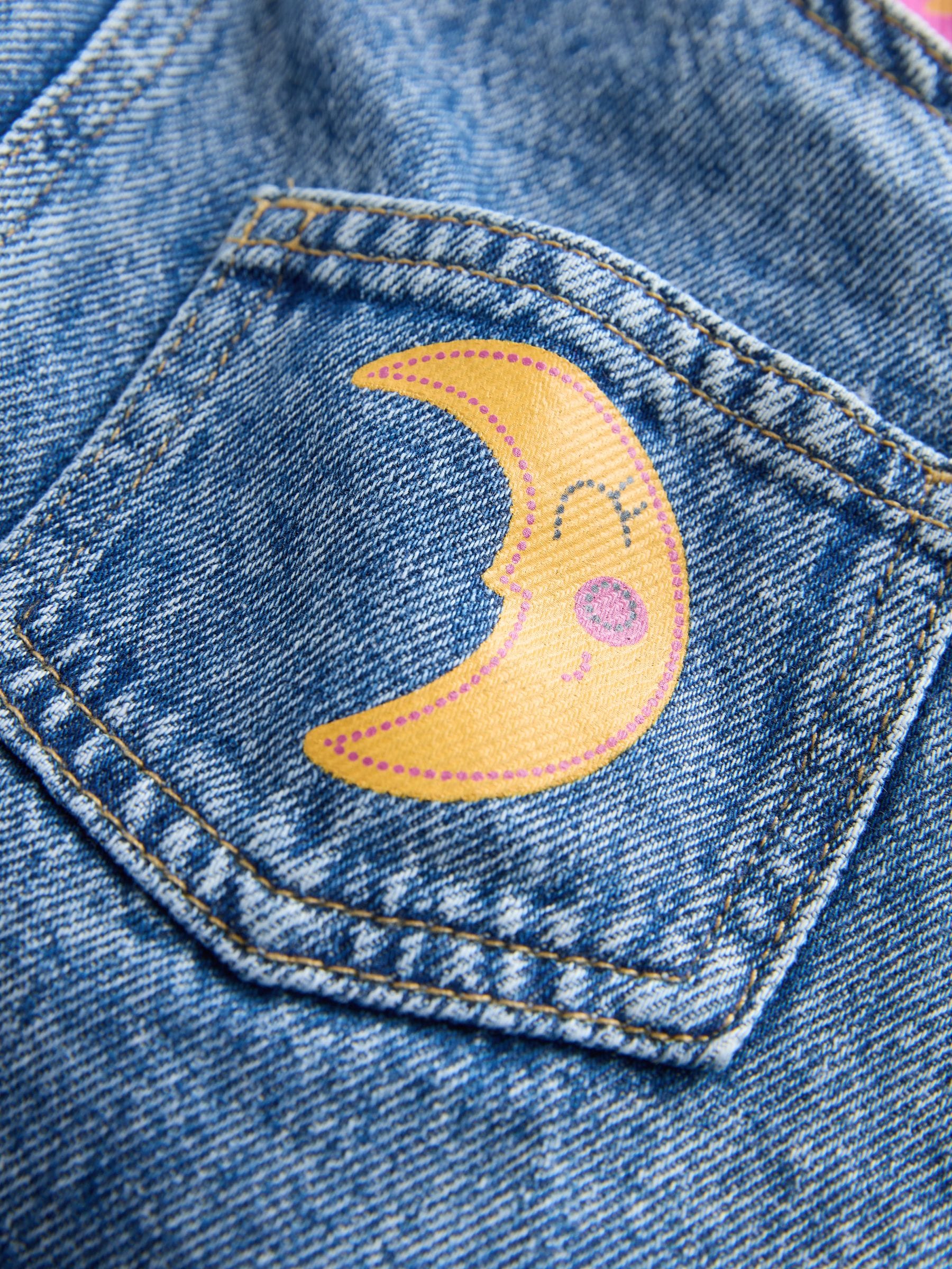 Denim Cosmic Dungarees Set (3mths-7yrs)