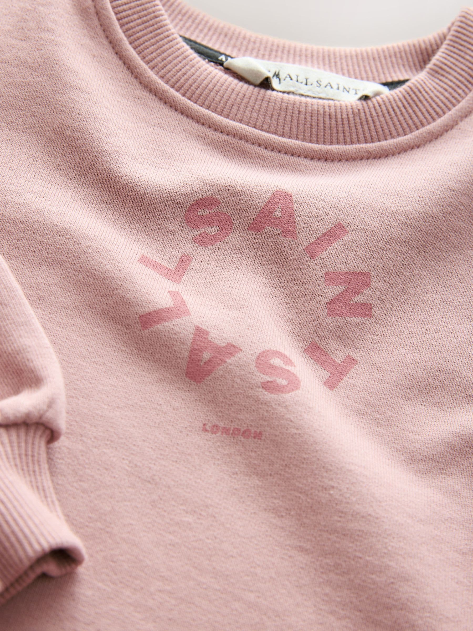 smALLSAINTS Mid Pink Tierra Peplum Younger Girls Sweat Dress