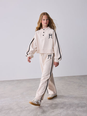 Baker by Ted Baker Funnel Neck Sweat & Wide Leg Joggers Set 2 Piece