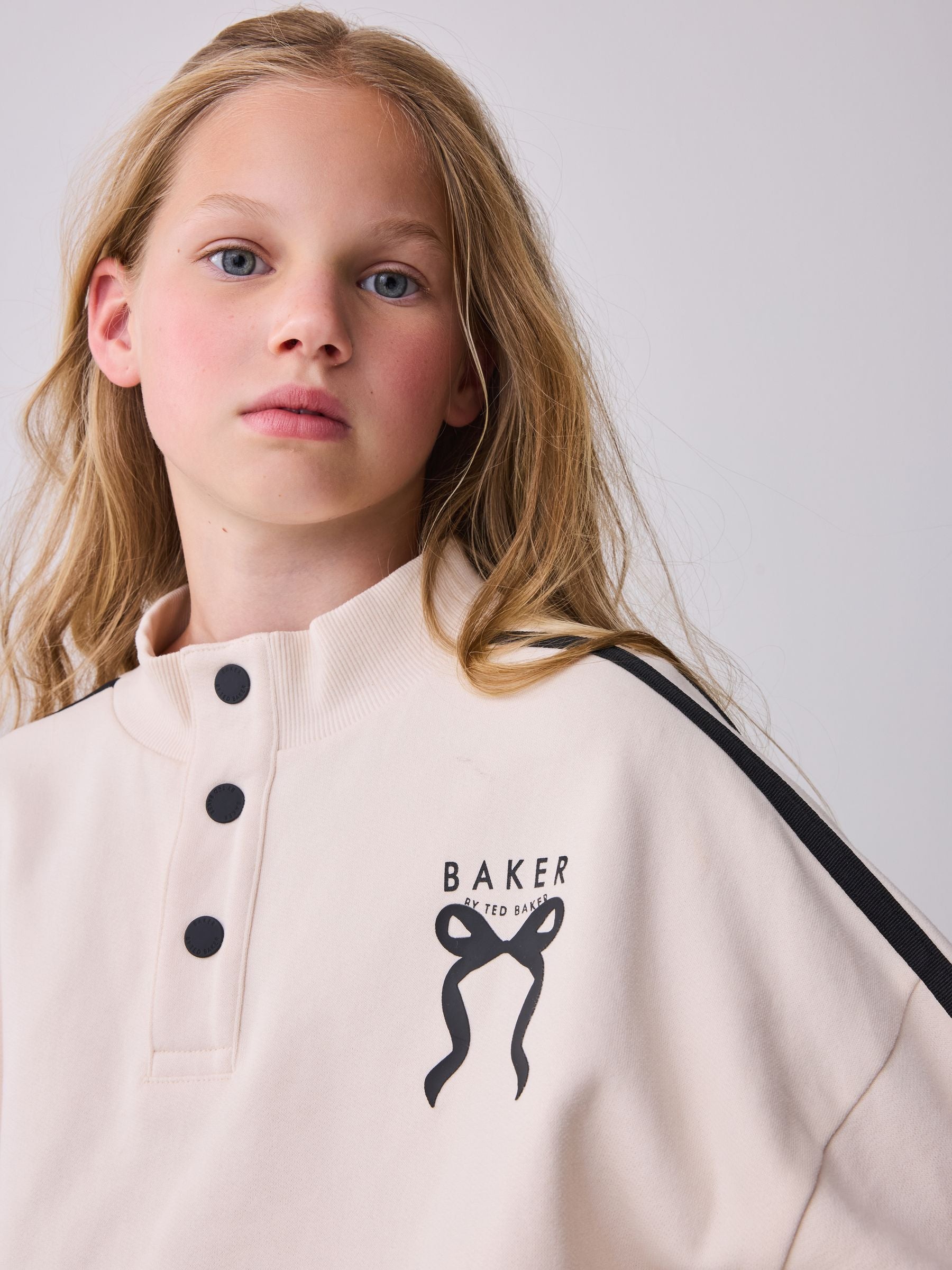 Baker by Ted Baker Funnel Neck Sweat & Wide Leg Joggers Set 2 Piece