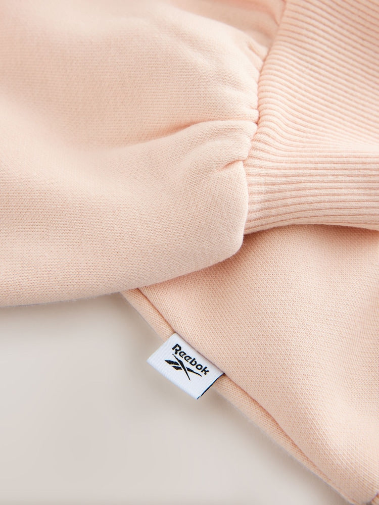 Reebok Oversized Pink Logo Hoodie