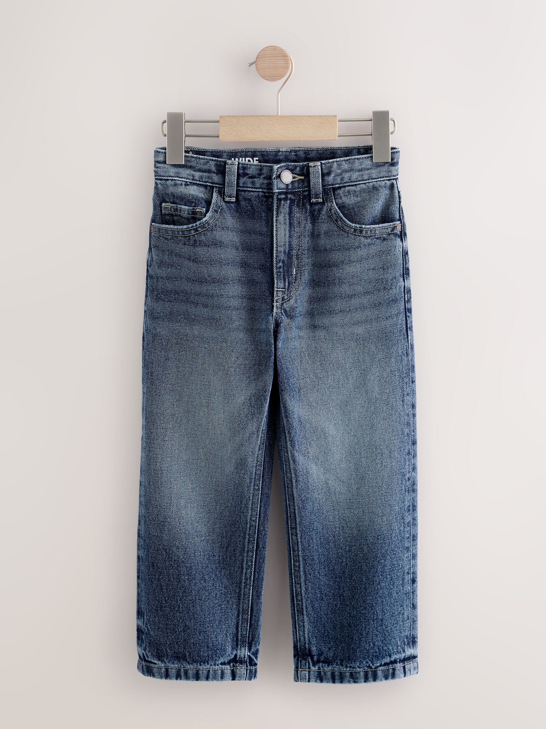 Dark Blue Denim Wide Fit Authentic Jeans (3-16yrs)