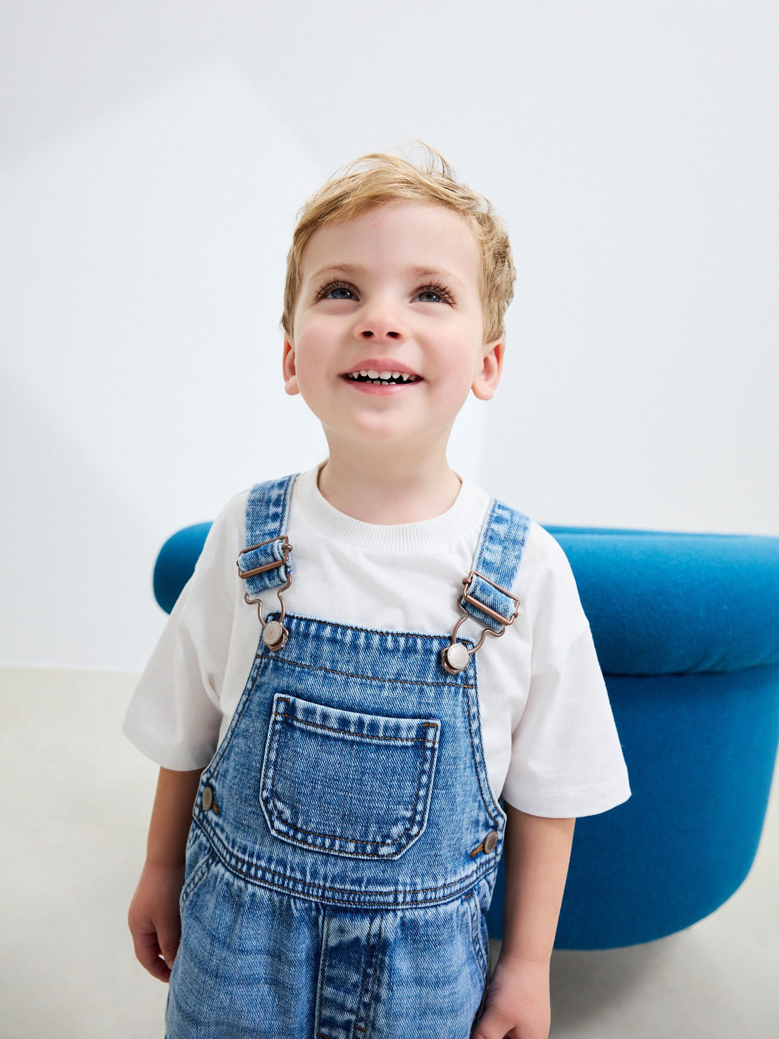 Mid Blue Denim Dungarees (3mths-7yrs)