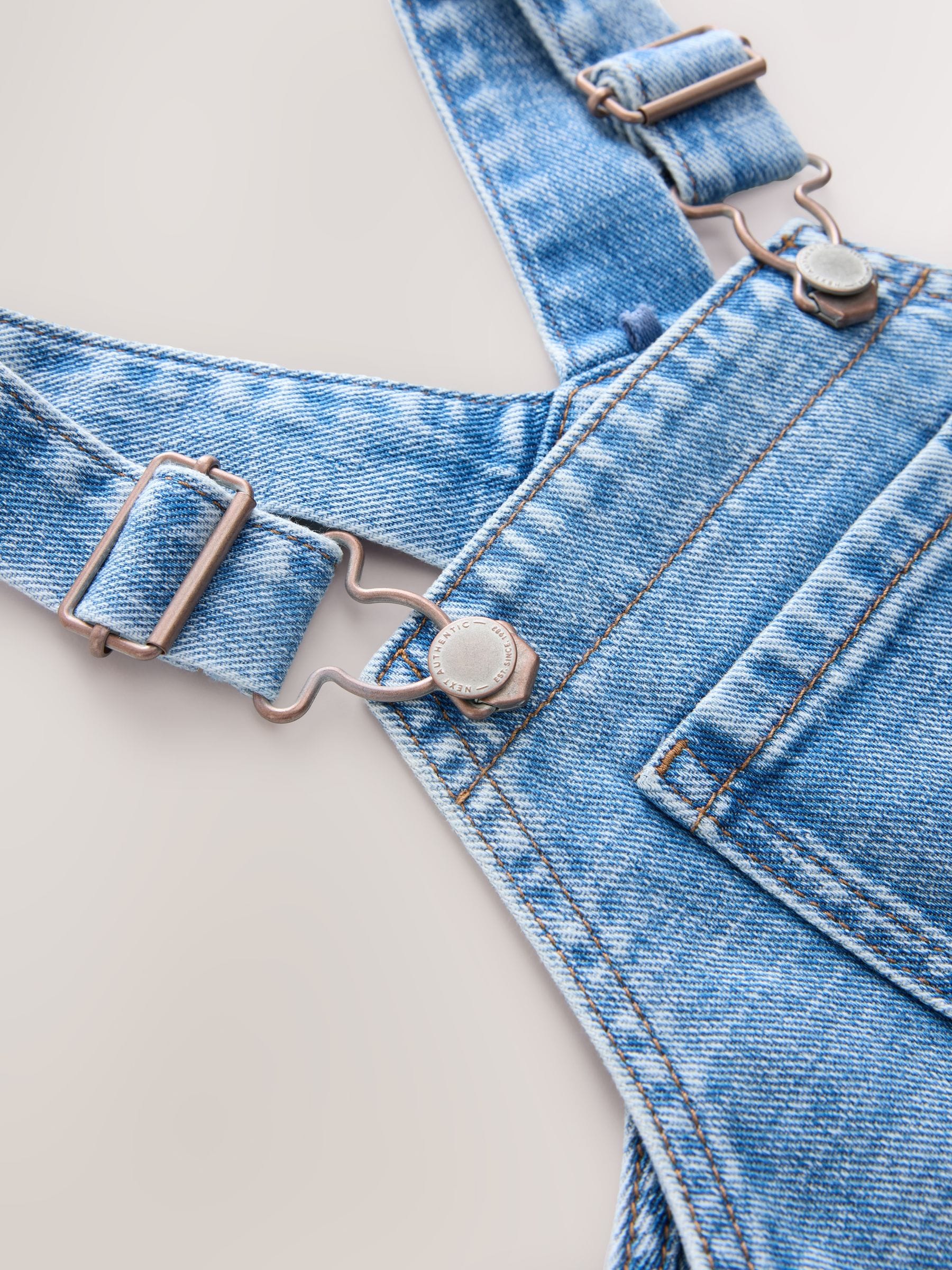 Mid Blue Denim Dungarees (3mths-7yrs)