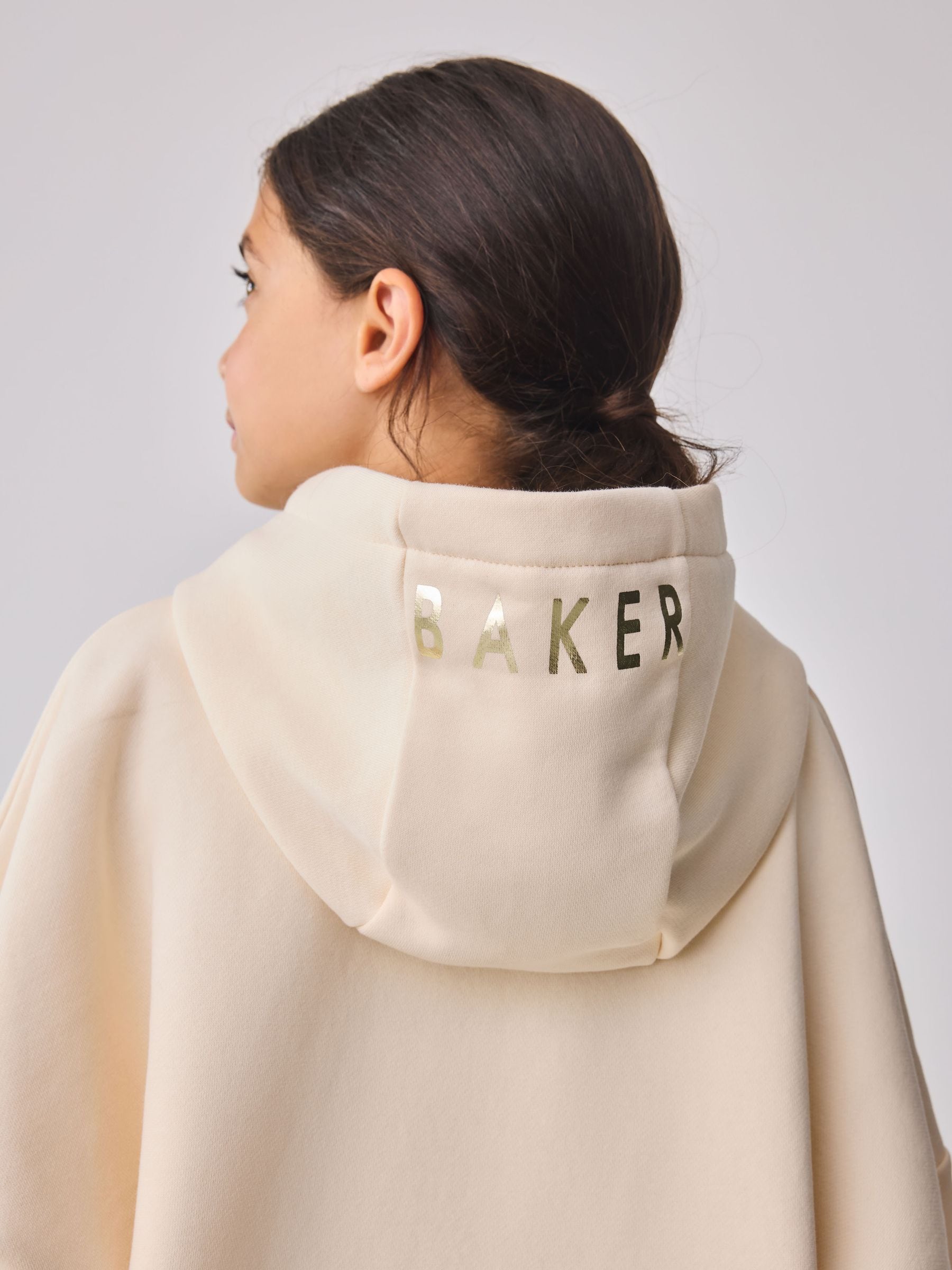 Baker by Ted Baker Oversized Stone Foil Branded Hoodie and Leggings Set 2 Piece