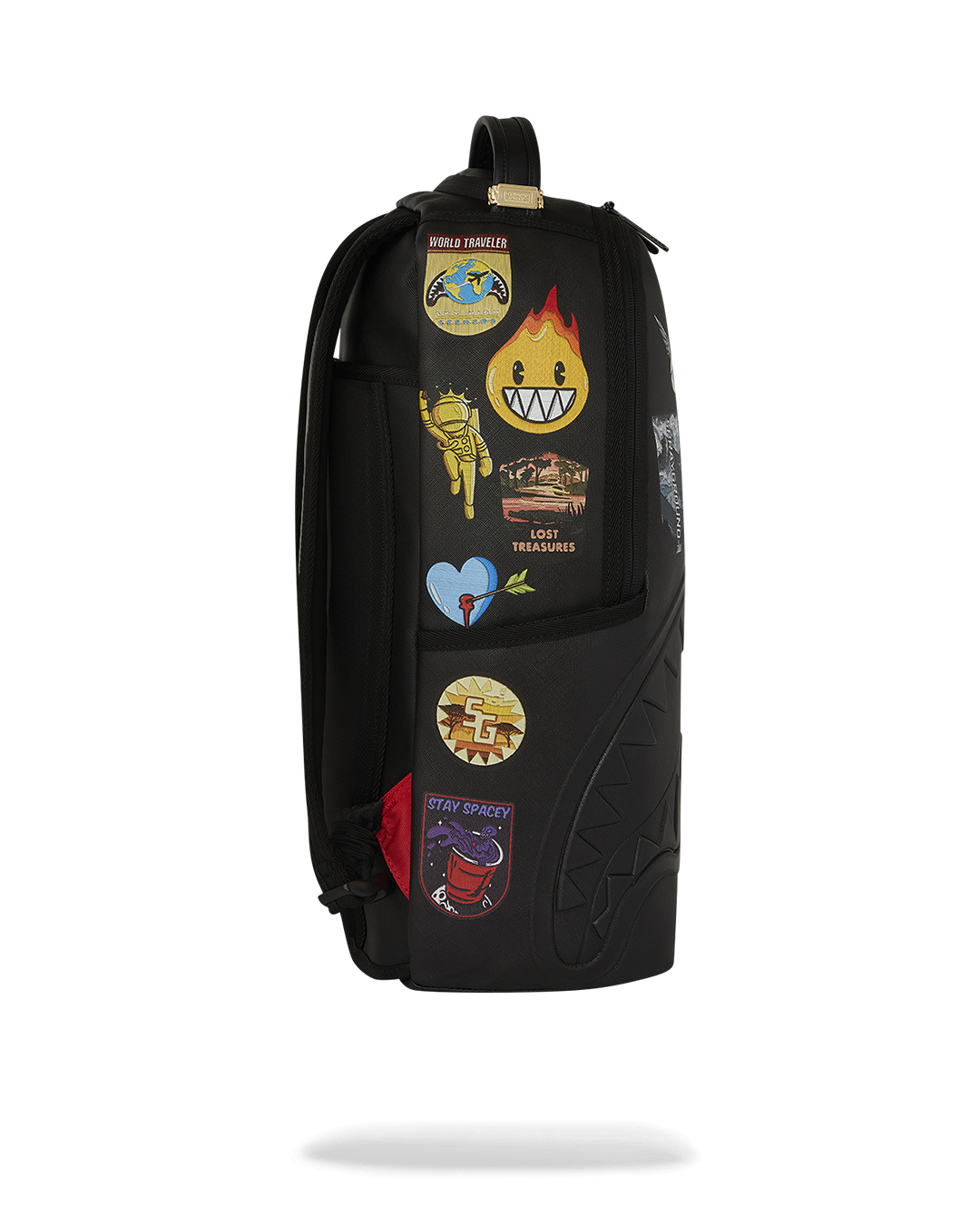 SHARKMOUTH EMBOSSED W/ PATCHES DLXSV BACKPACK