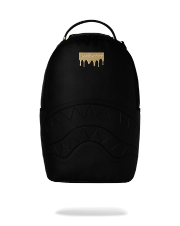 GOLD BRICK DRIP BLACK BACKPACK