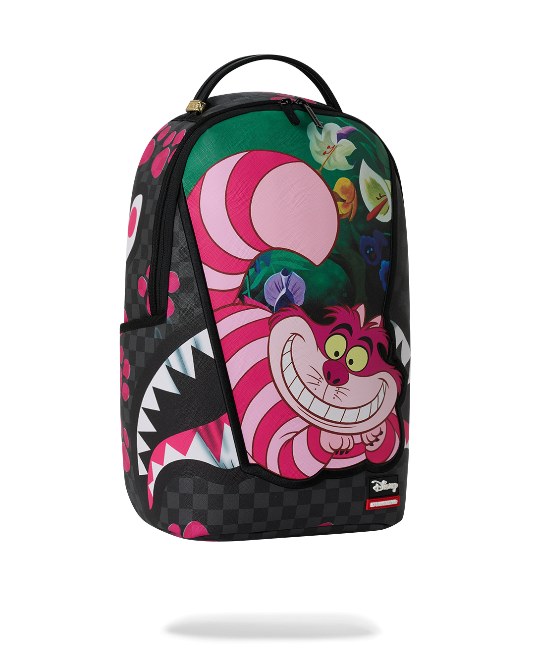 DISNEY ALICE IN WONDERLAND CHESHIRE CAT MAD SHARK BACKPACK