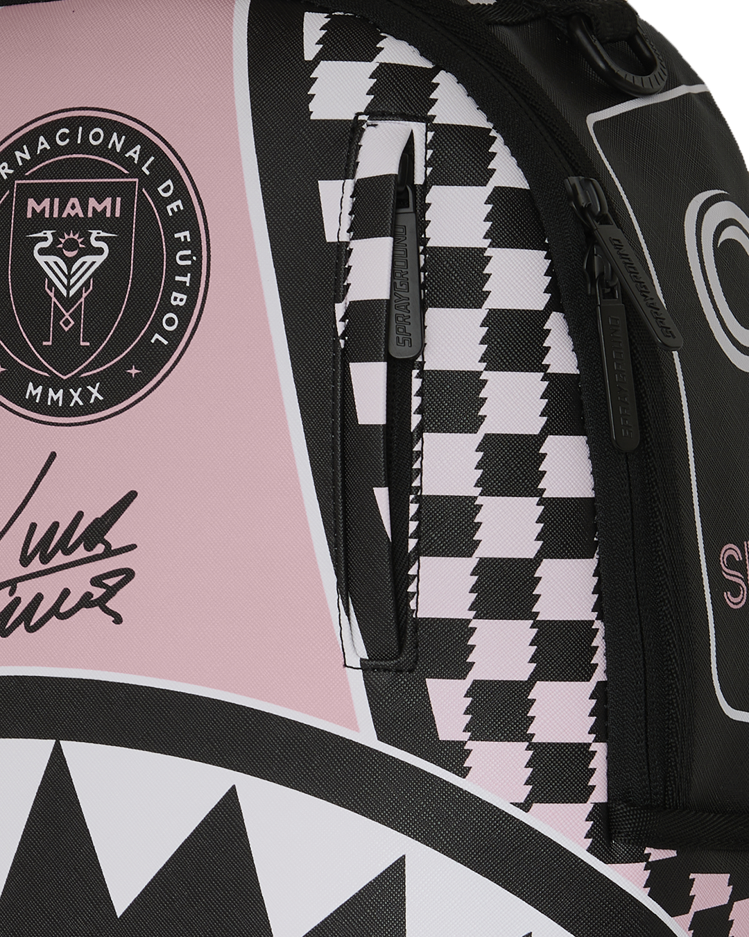 MLS COLLAB - INTERMIAMI LUIS SUAREZ PINK STRIPE BACKPACK