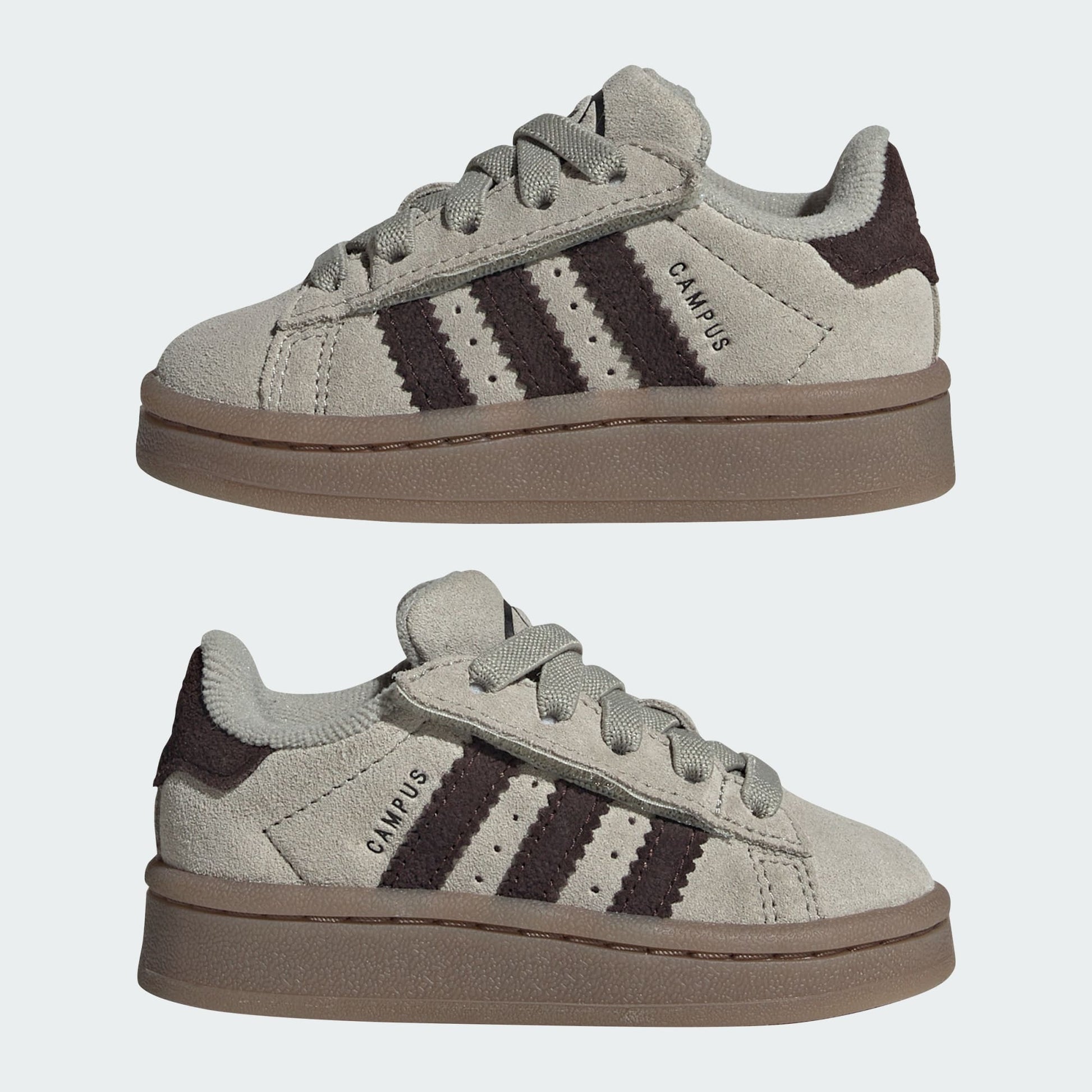adidas CAMPUS 00s COMFORT CLOSURE ELASTIC LACE SNEAKERS - Beige