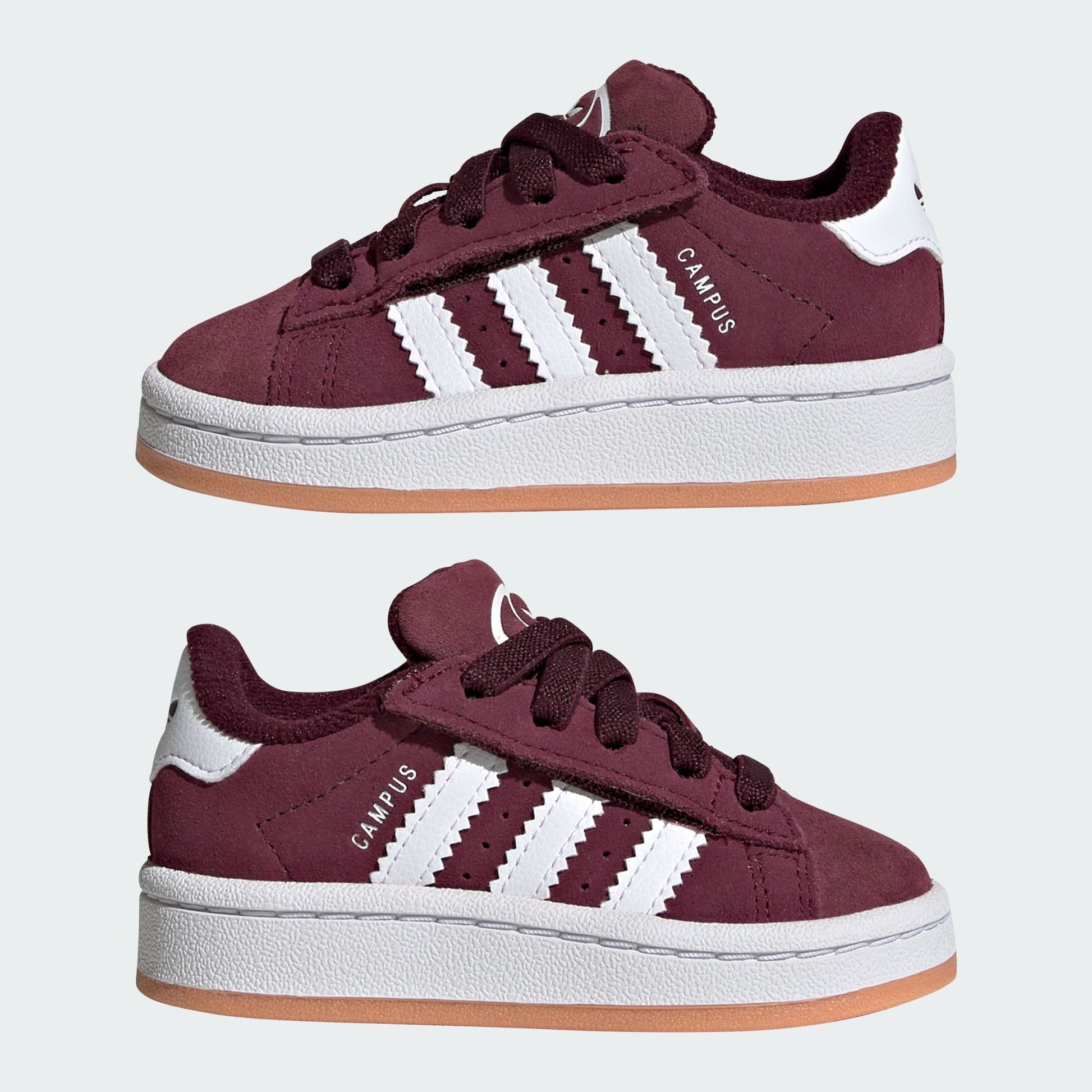adidas Campus 00s Comfort Closure Elastic Lace Sneakers - Burgundy