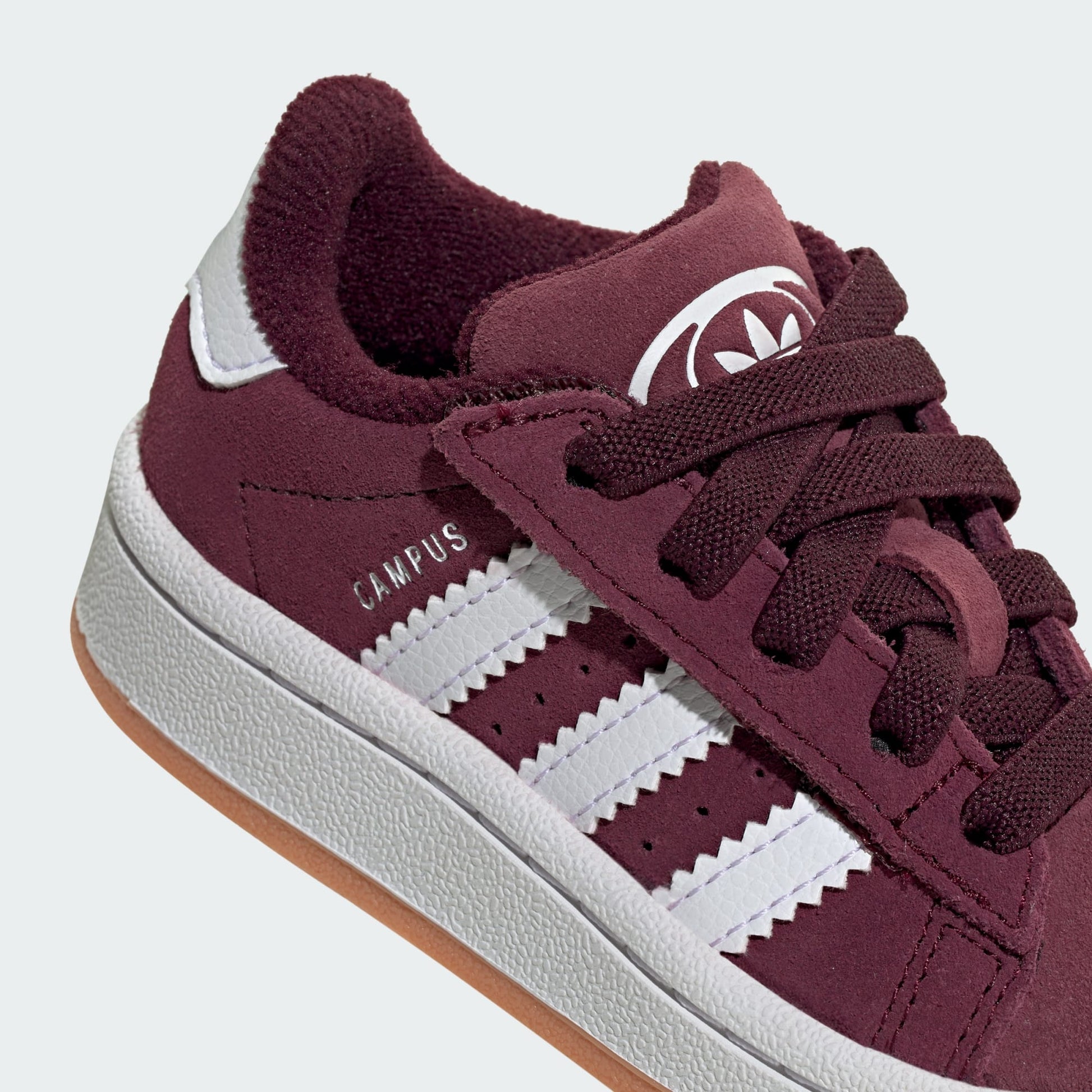 adidas Campus 00s Comfort Closure Elastic Lace Sneakers - Burgundy