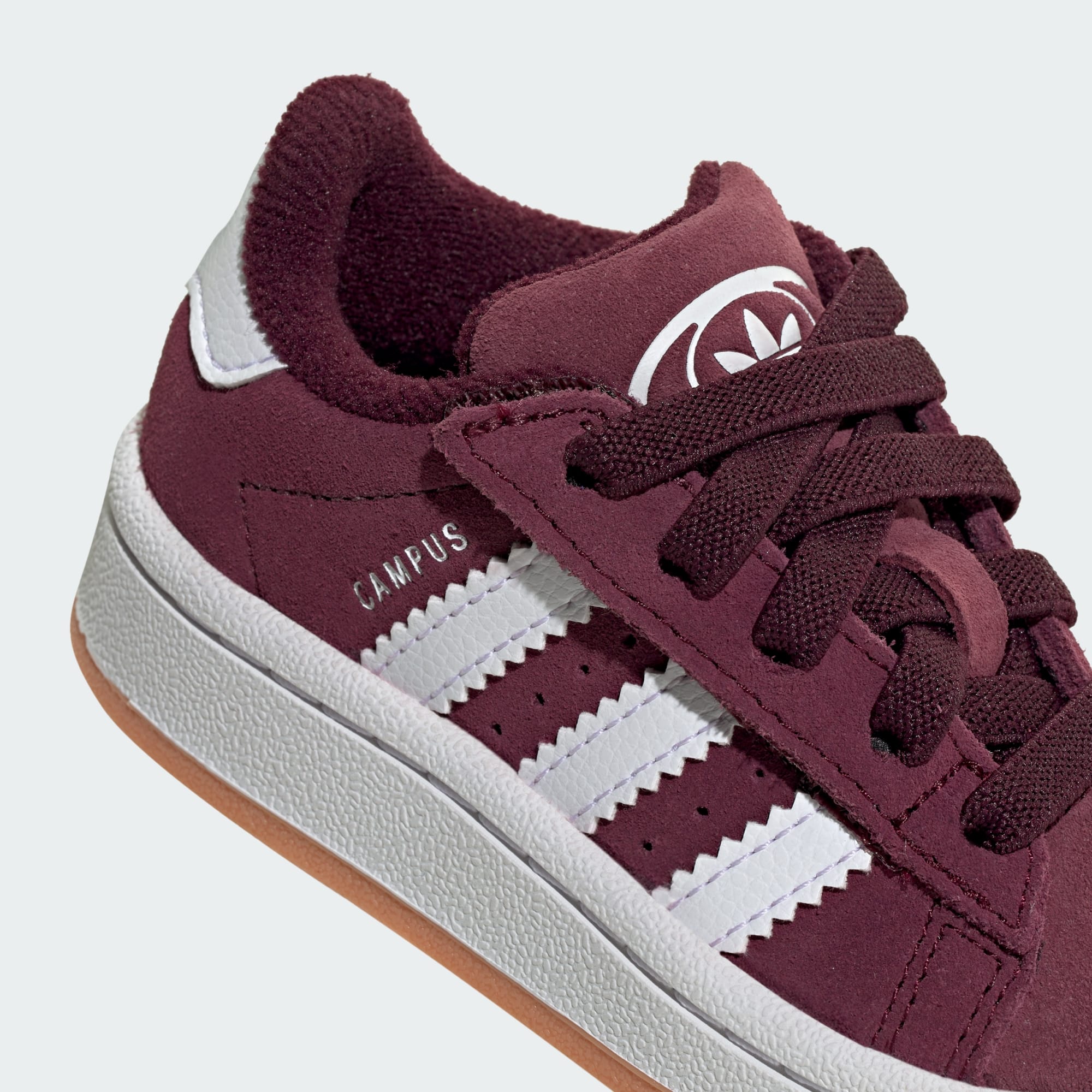 adidas Campus 00s Comfort Closure Elastic Lace Sneakers - Burgundy