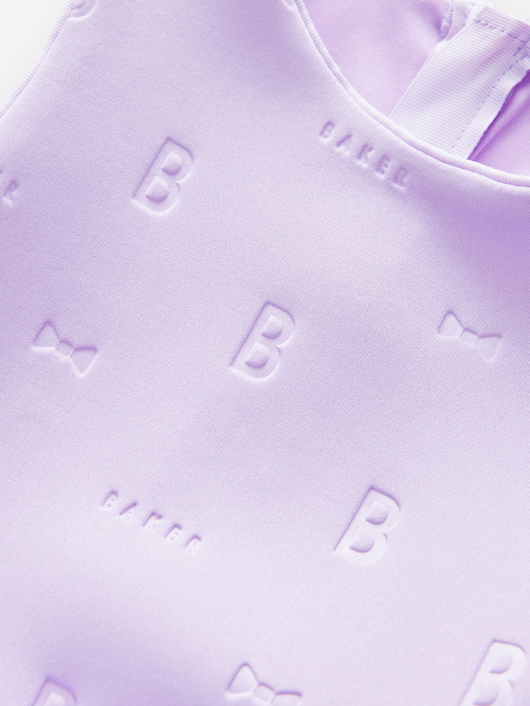 Baker by Ted Baker Bow Detail Embossed Scuba Dress