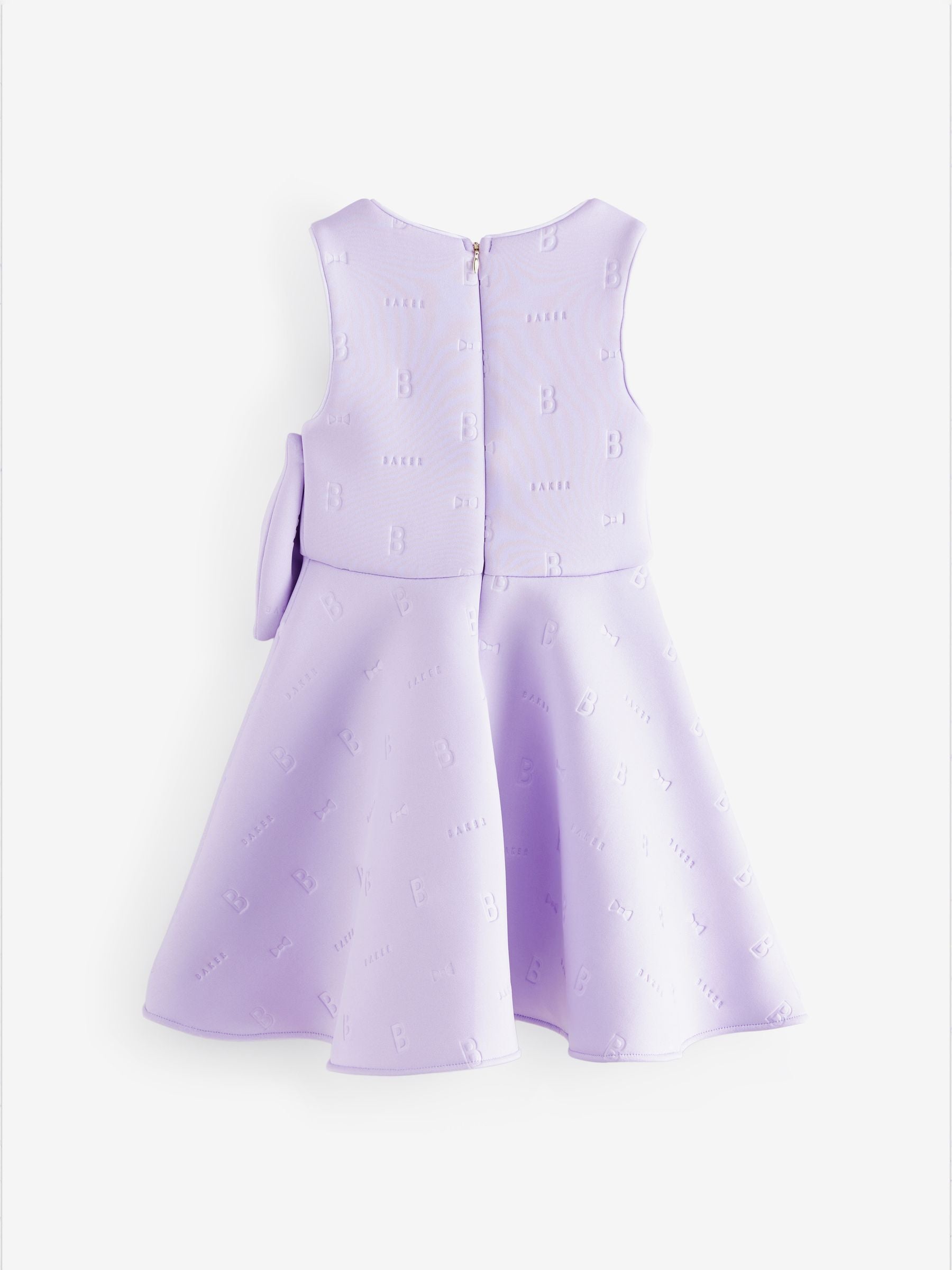 Baker by Ted Baker Bow Detail Embossed Scuba Dress