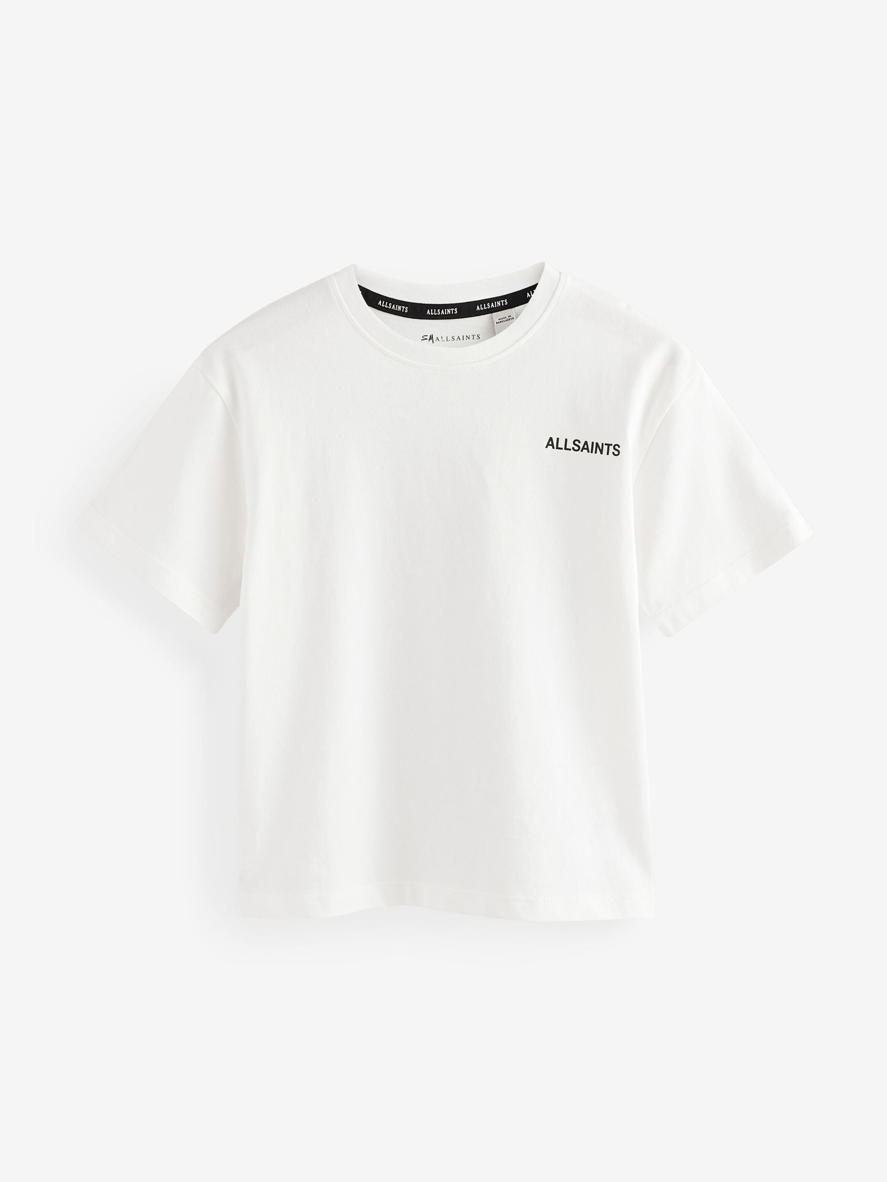 smALLSAINTS Black/White Boys Logo Crew Relaxed T-Shirts 3 Pack