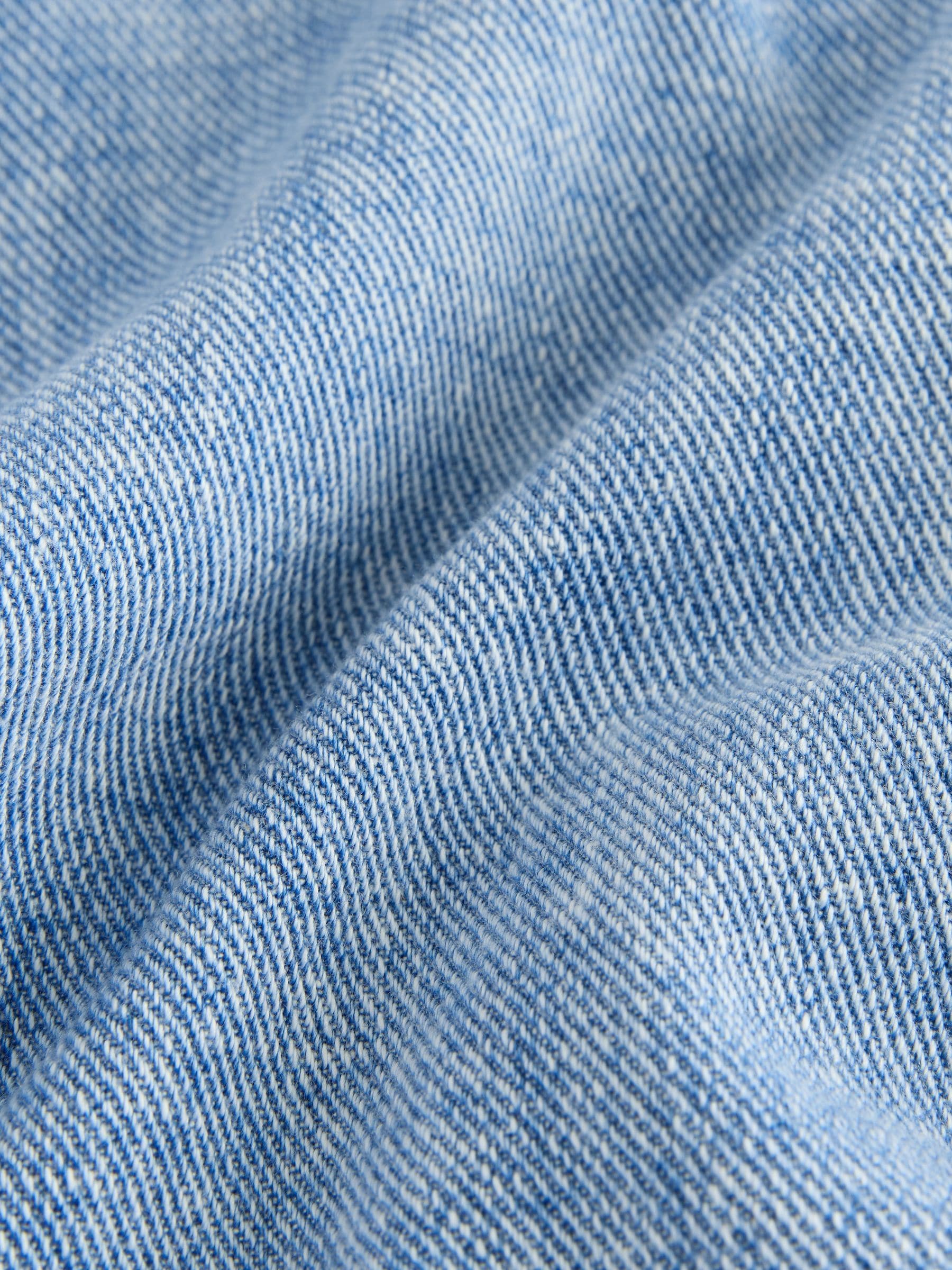 Mid Blue Denim Hooded Overshirt (3mths-7yrs)