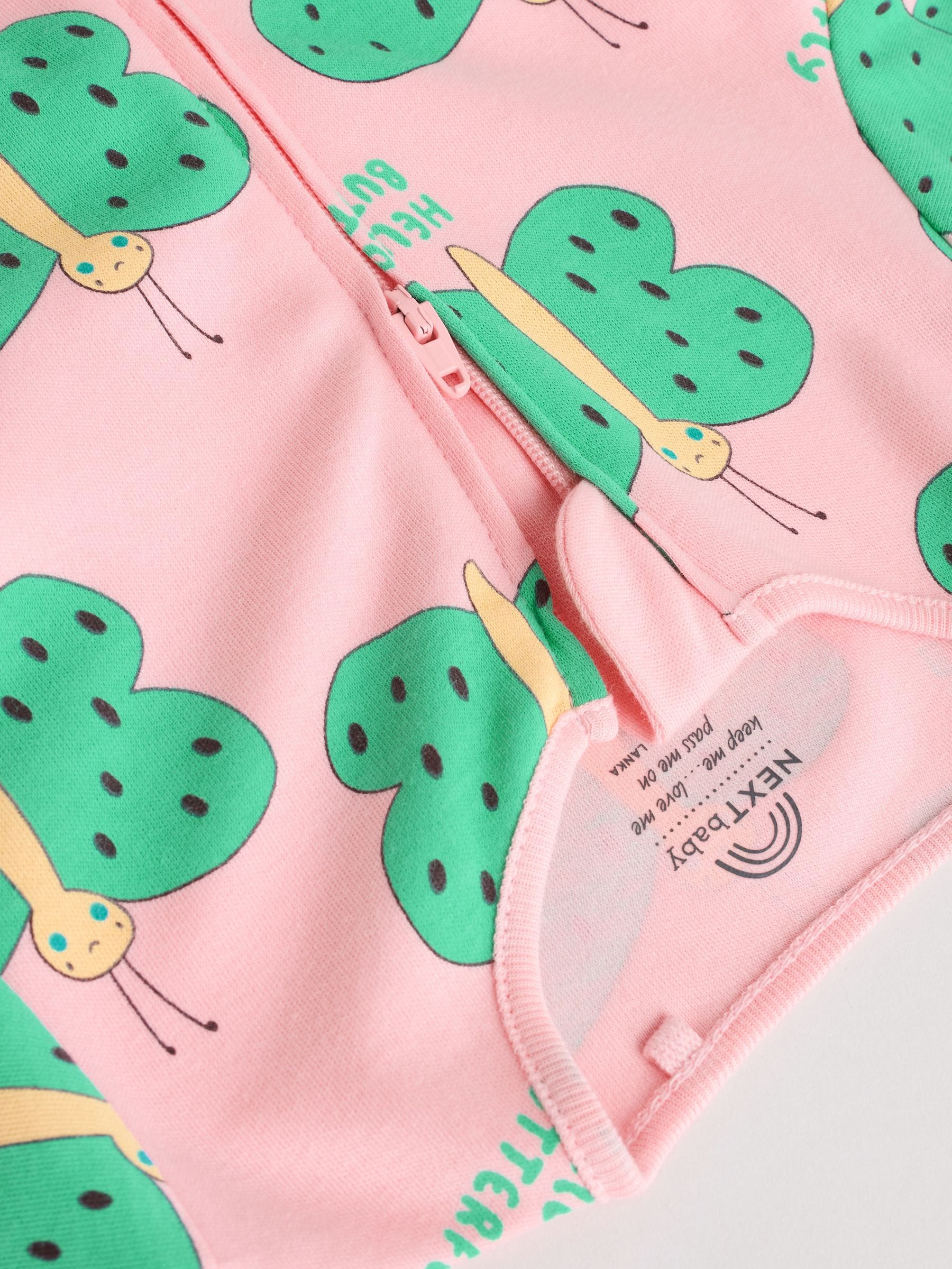 Bright Two Way Zip Sleepsuits 3 Pack (0mths-2yrs)