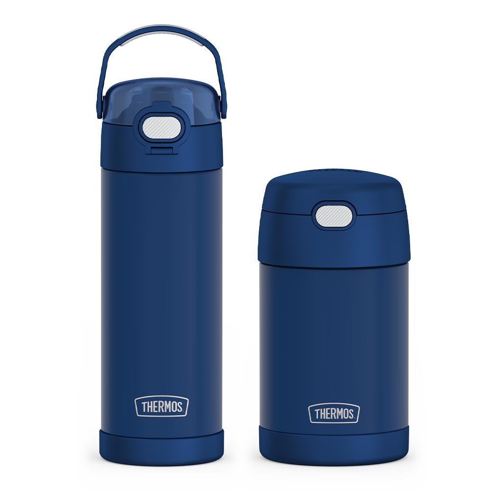 16oz FUNtainer¬Æ Water Bottle & Food Jar Bundle - Navy